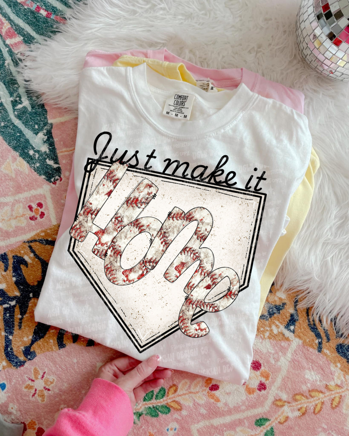 Just make it Home BASEBALL home plate (UDD) DTF transfer