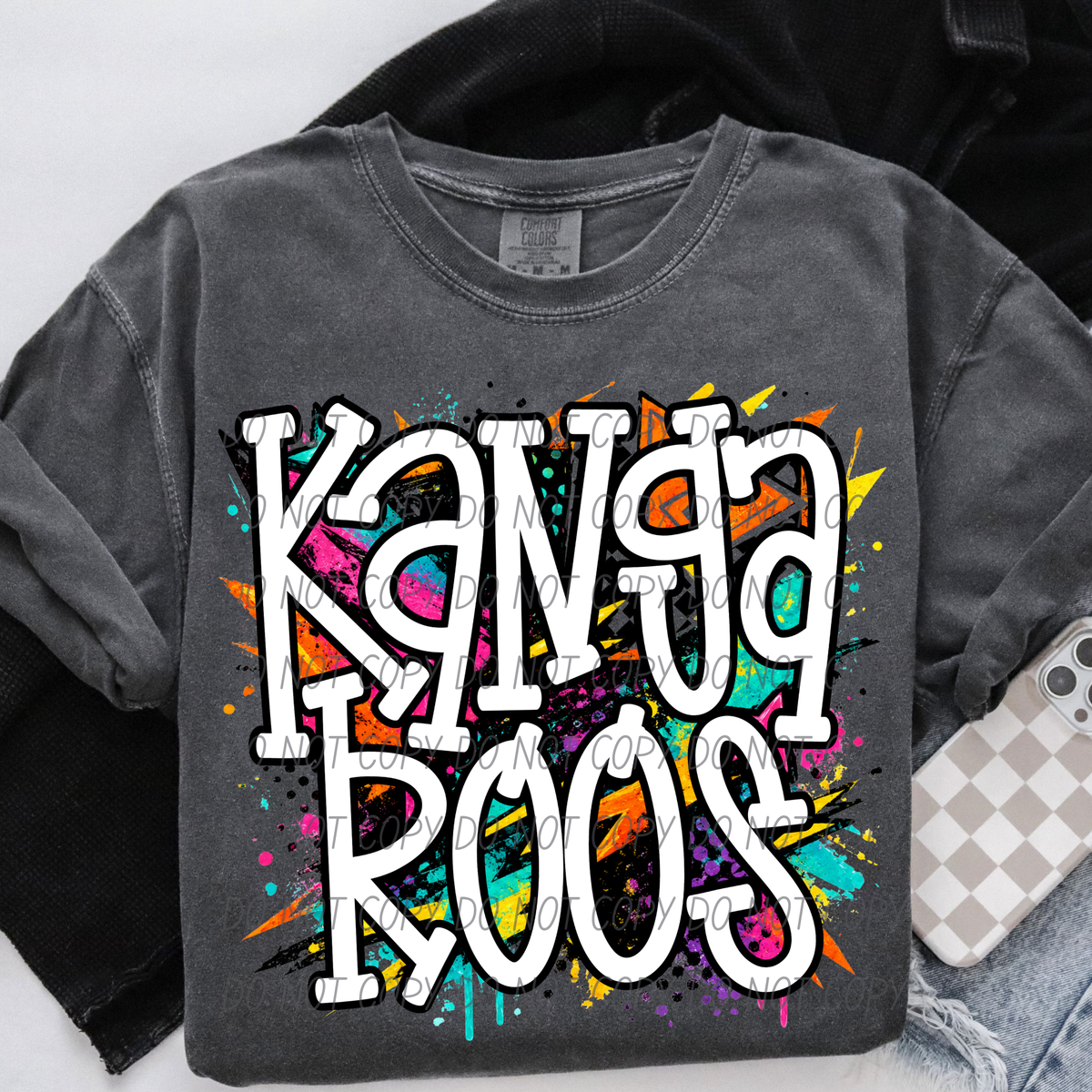 Kangaroos totally tubular (City) DTF Transfer
