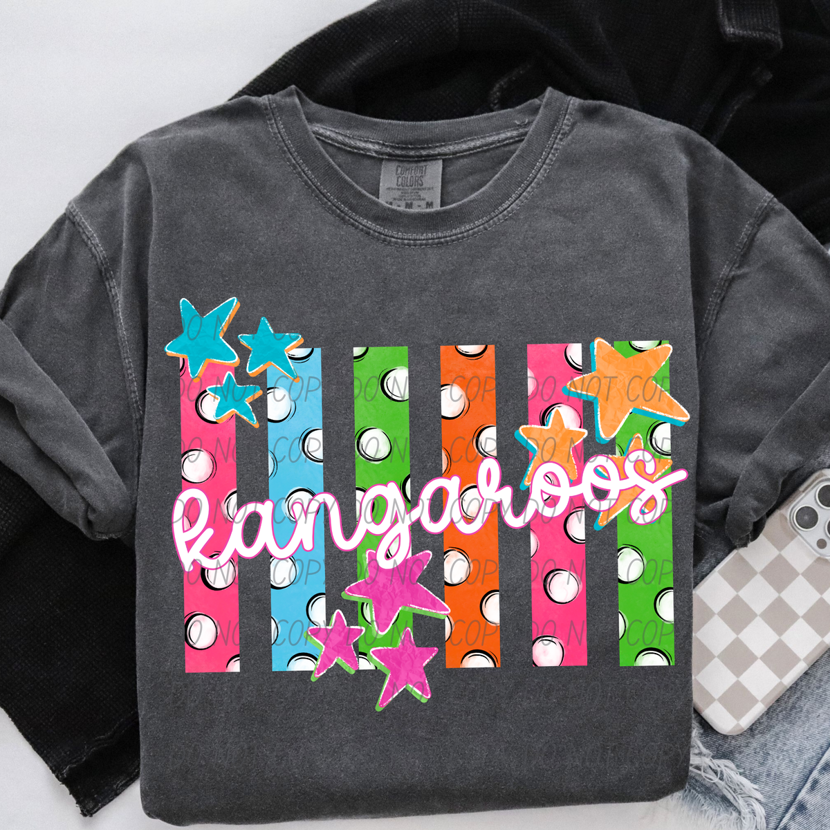 kangaroos polkadot pride (city) DTF Transfer