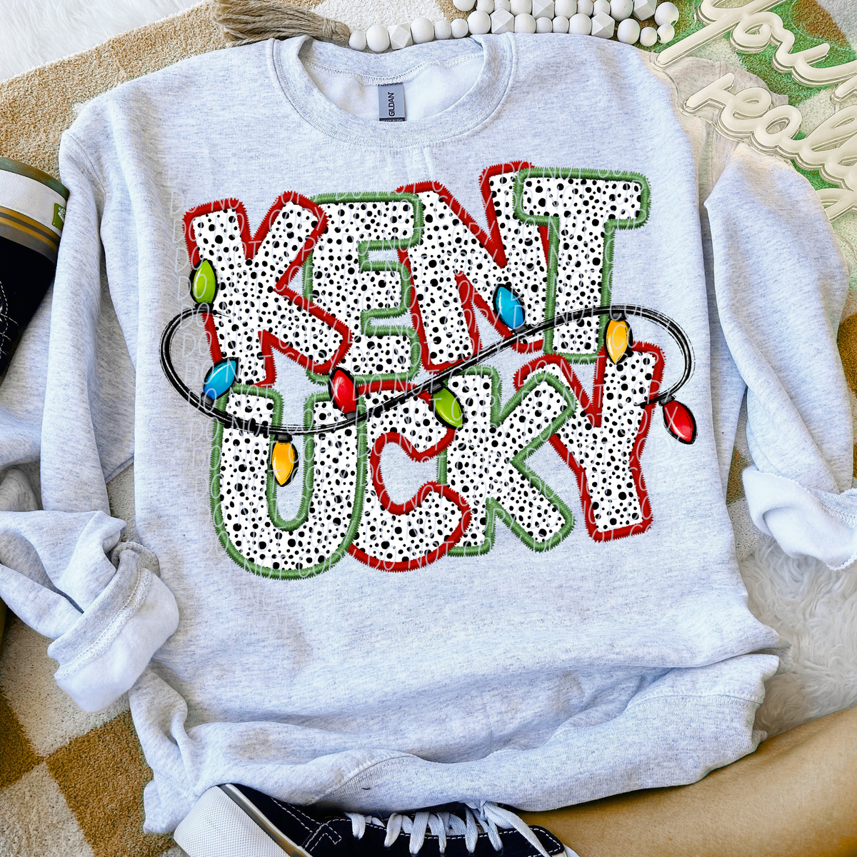 Kentucky Christmas Lights (City) DTF Transfer