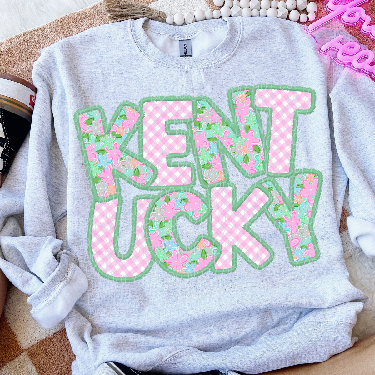 Spring floral state Kentucky (City) DTF Transfer