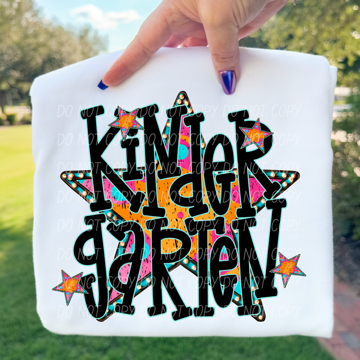 kindergarten walk of fame grades (city) DTF Transfer