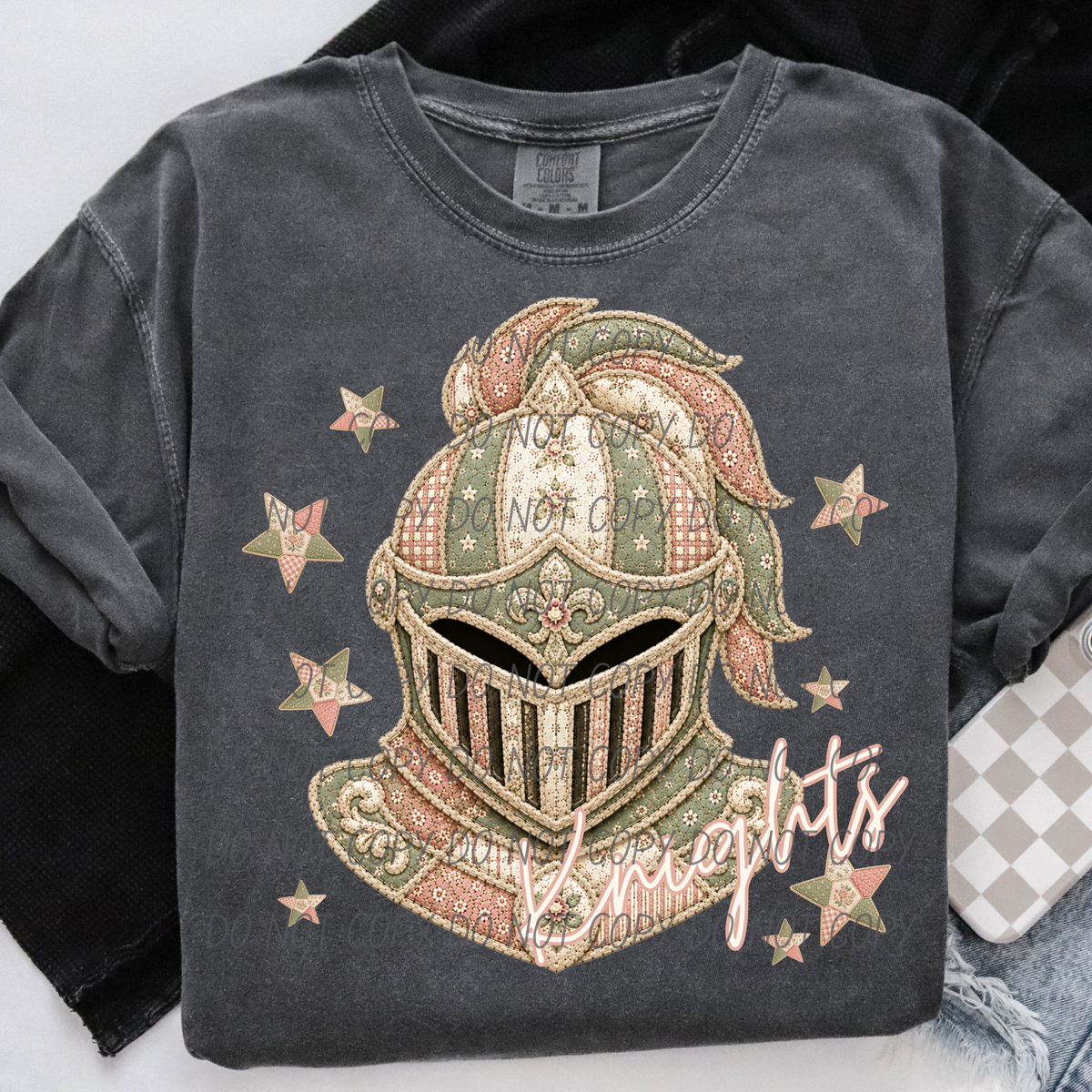 Knights meemaw mascot (City) DTF Transfer