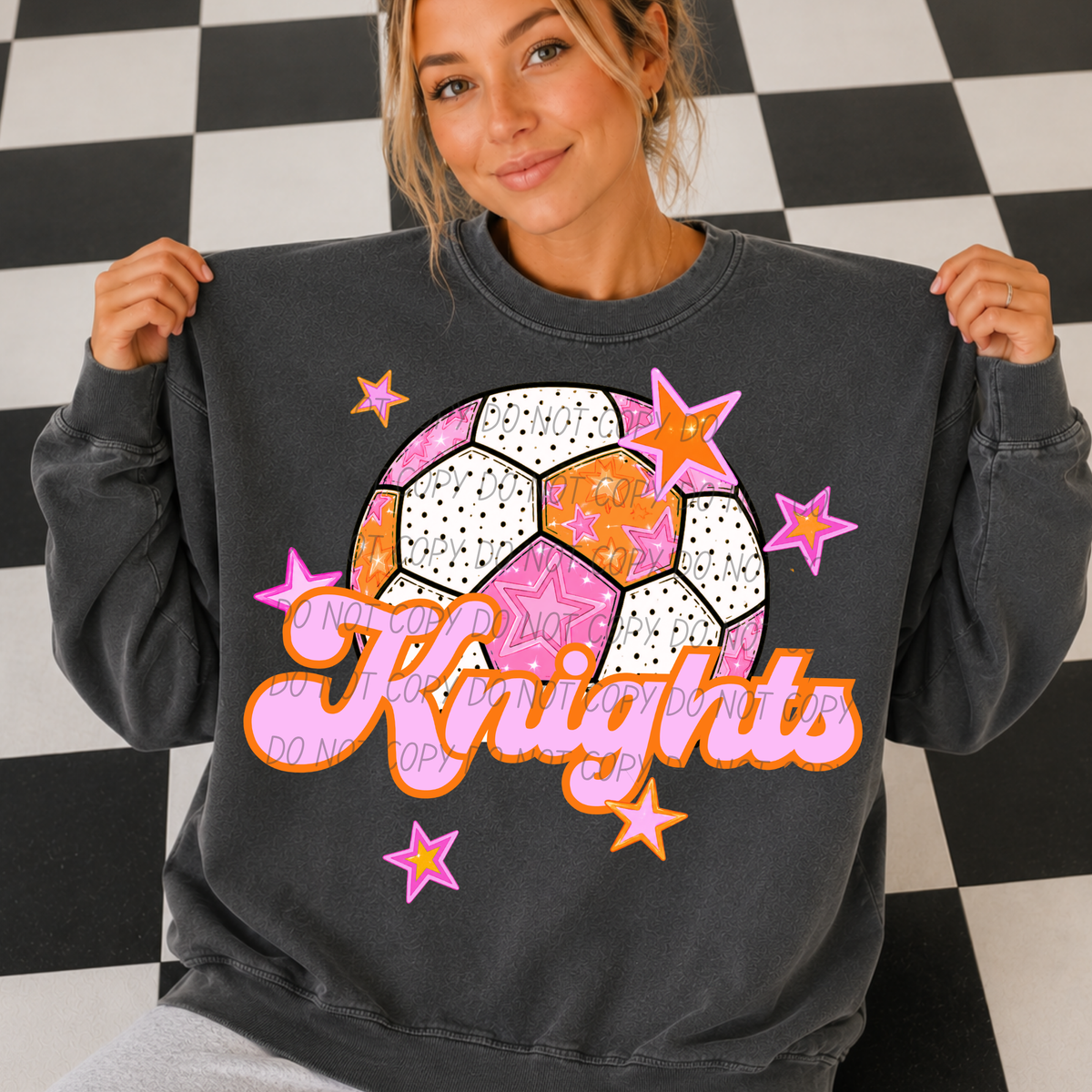 Knights pink soccer (City) DTF transfer