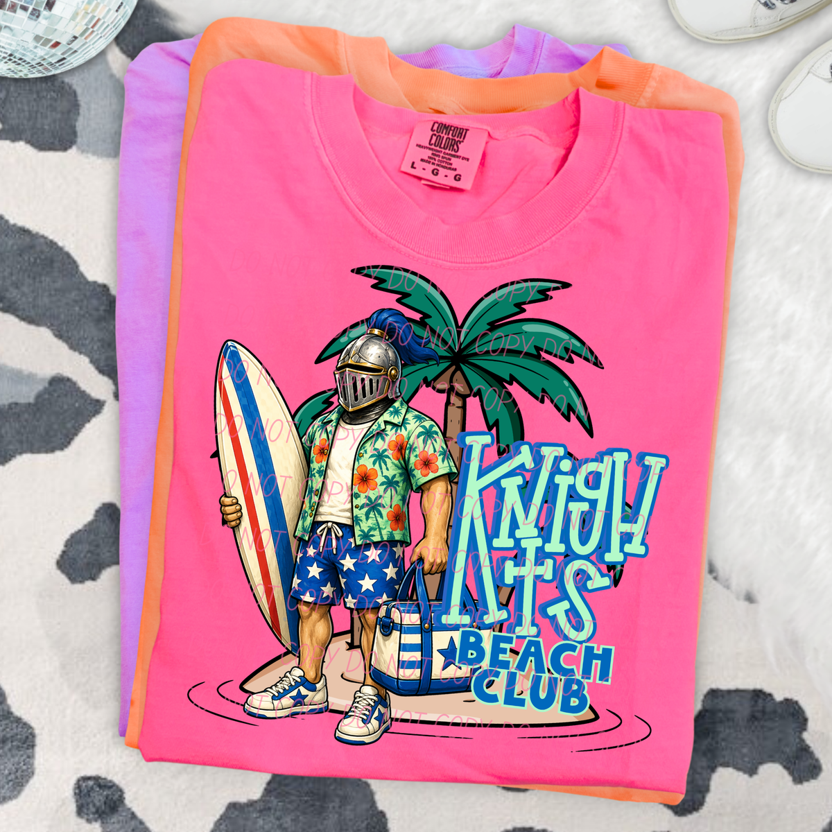 knights beach club (city) DTF transfer