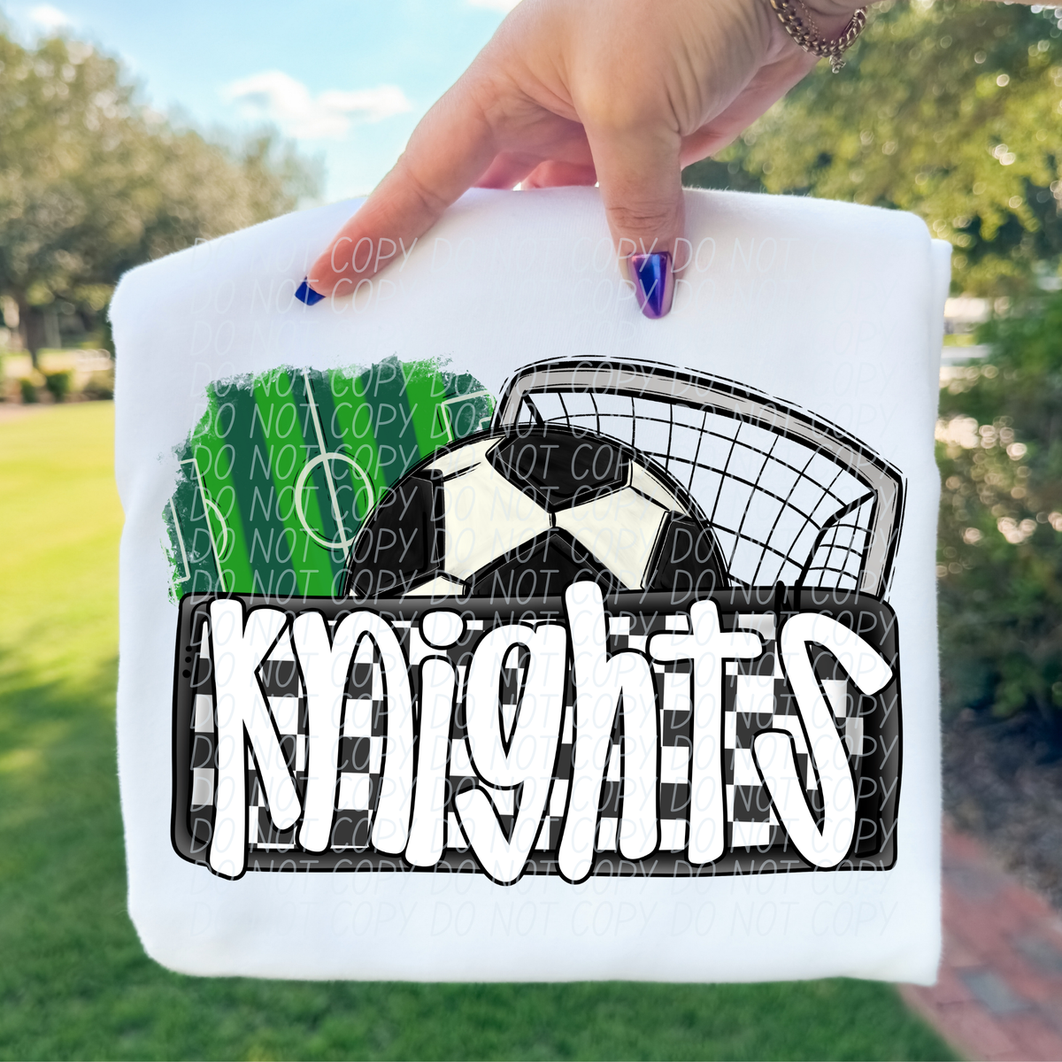 Soccer knights (City) DTF transfer