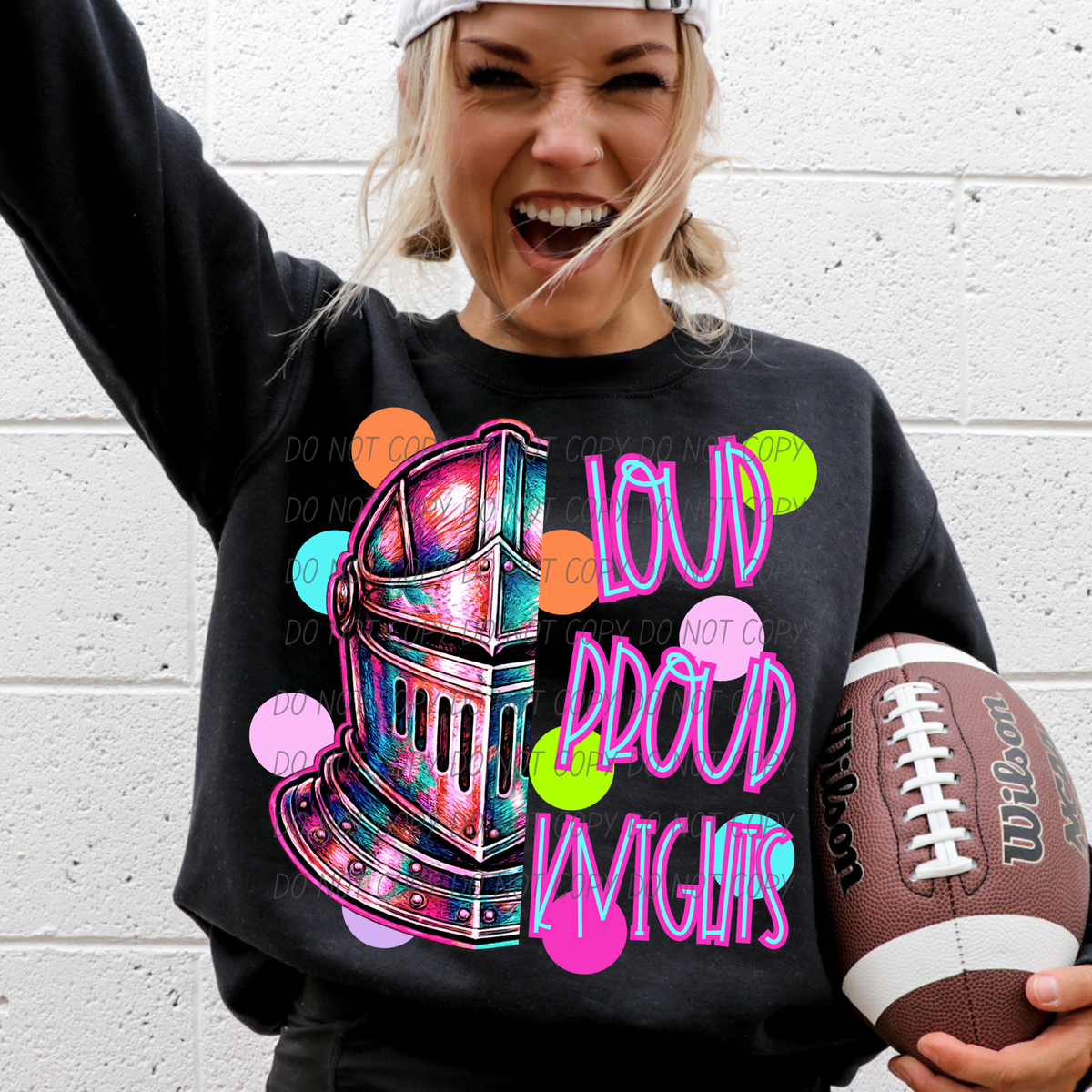 knights loud proud polkadots (city) DTF transfer