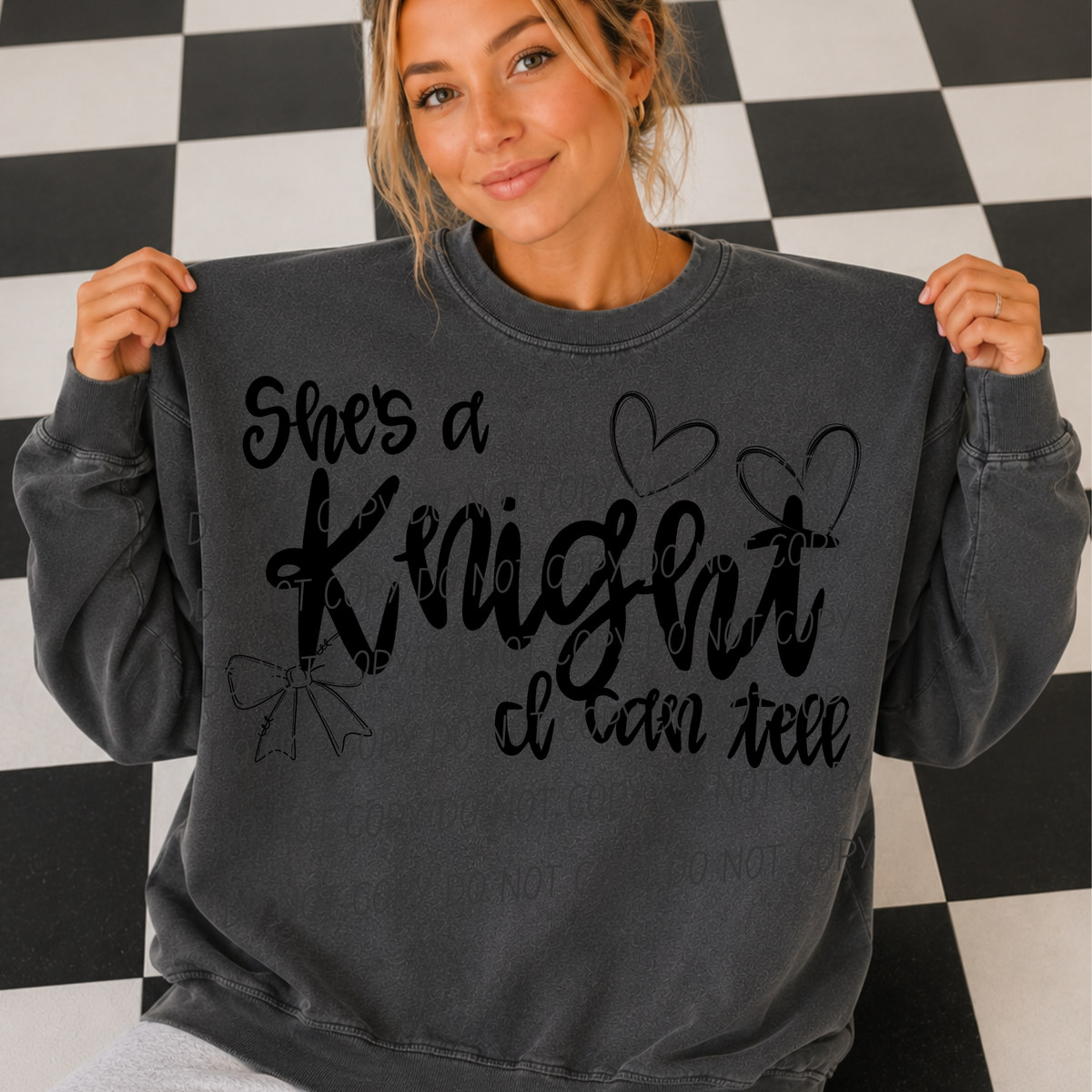 She's a Knight- I can tell (CITY) DTF Transfer
