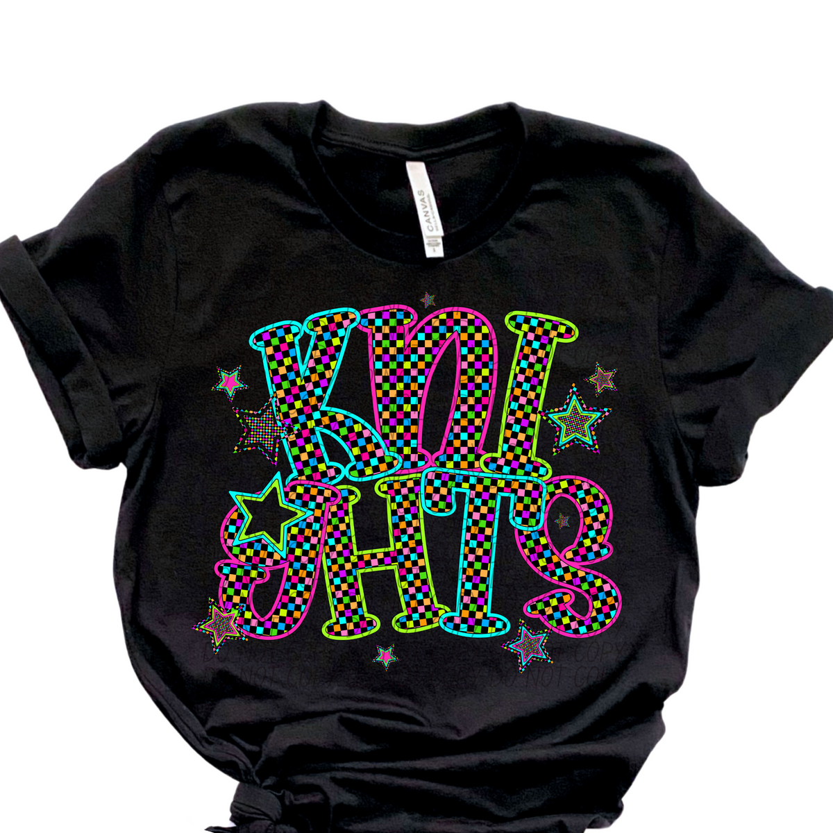 Knights Neon Stars (City) 102379 DTF transfer
