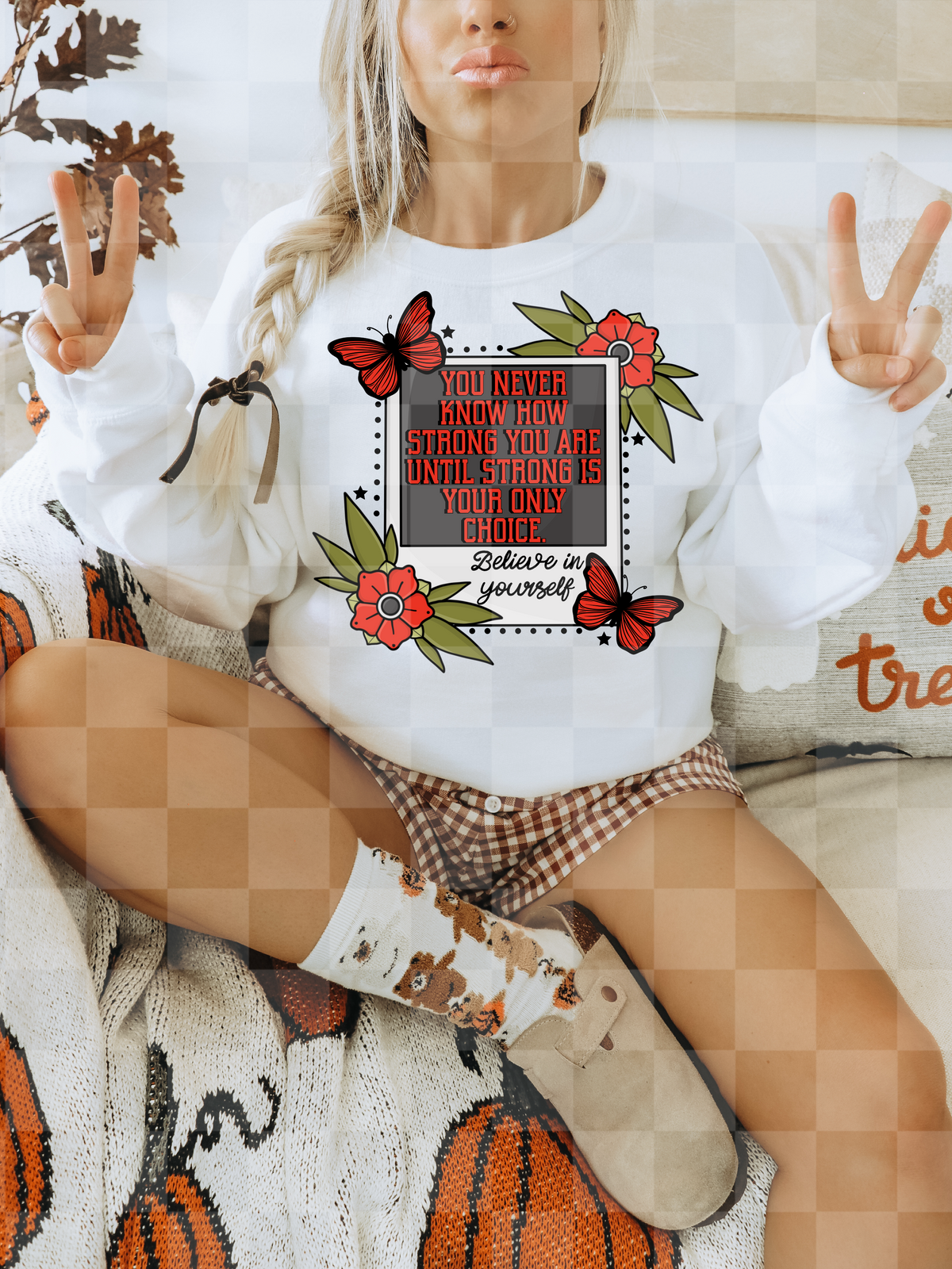 Believe in yourself polaroid (Virgo) DTF Transfer
