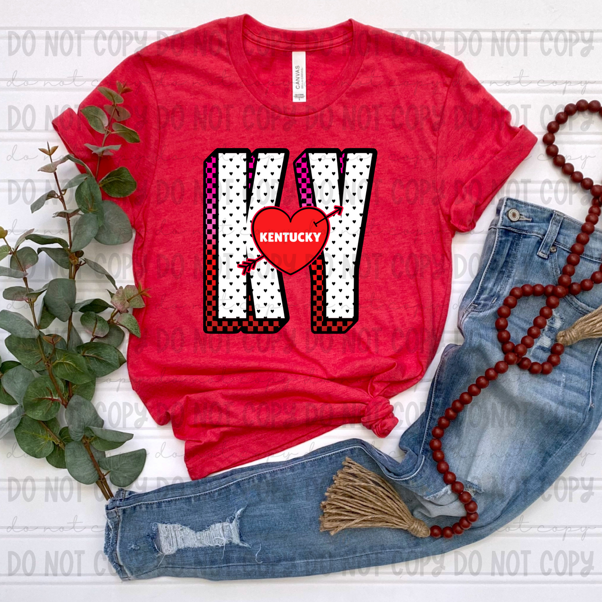 KY Kentucky red (Revel) DTF transfer