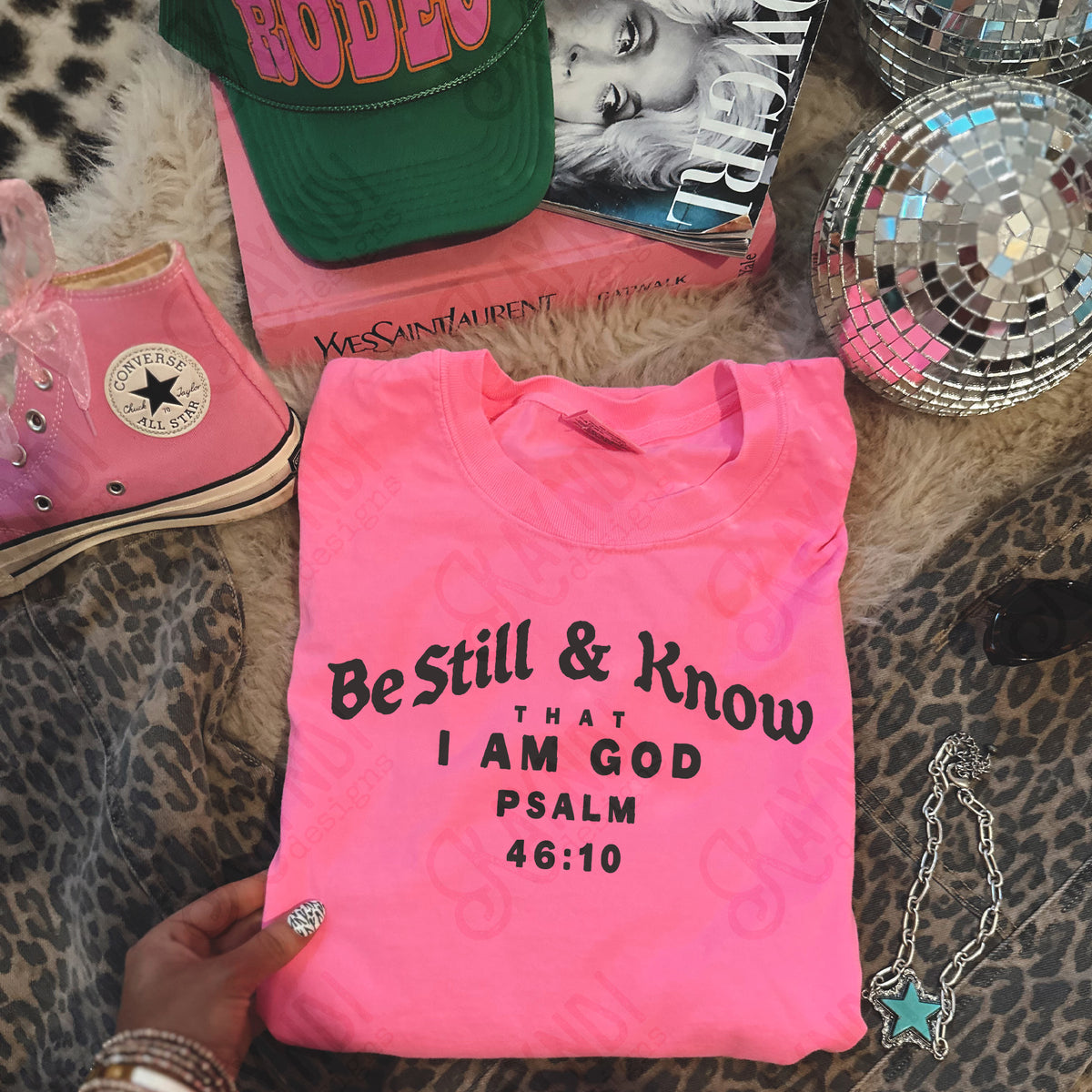 Be still & know I am God BLACK (Kayndi) DTF Transfer