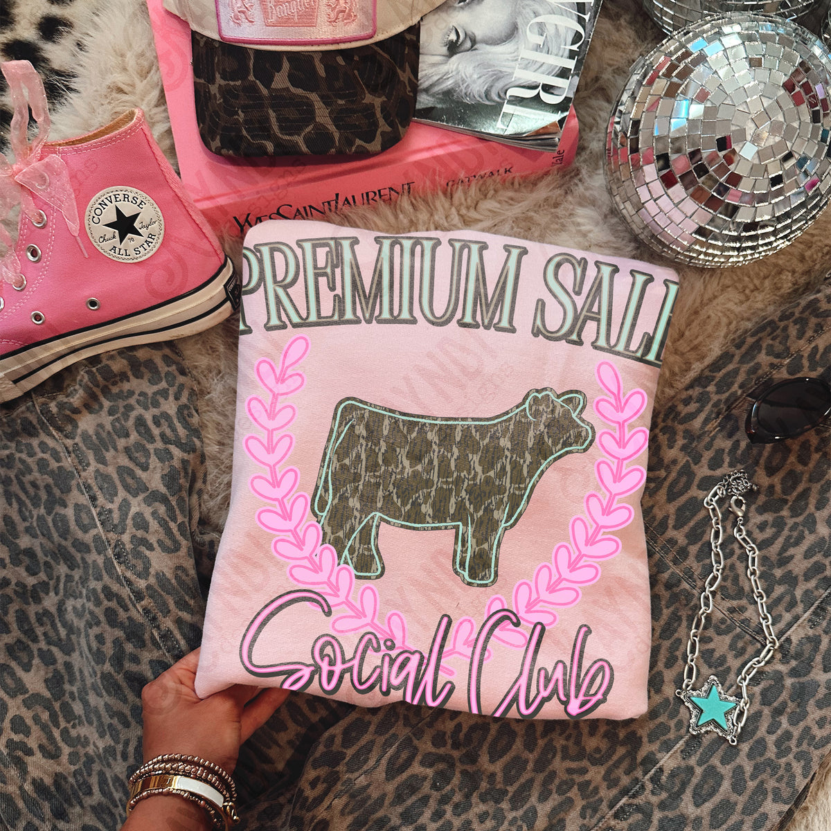 Premium sale cow social club LEOPARD (Kayndi) DTF Transfer