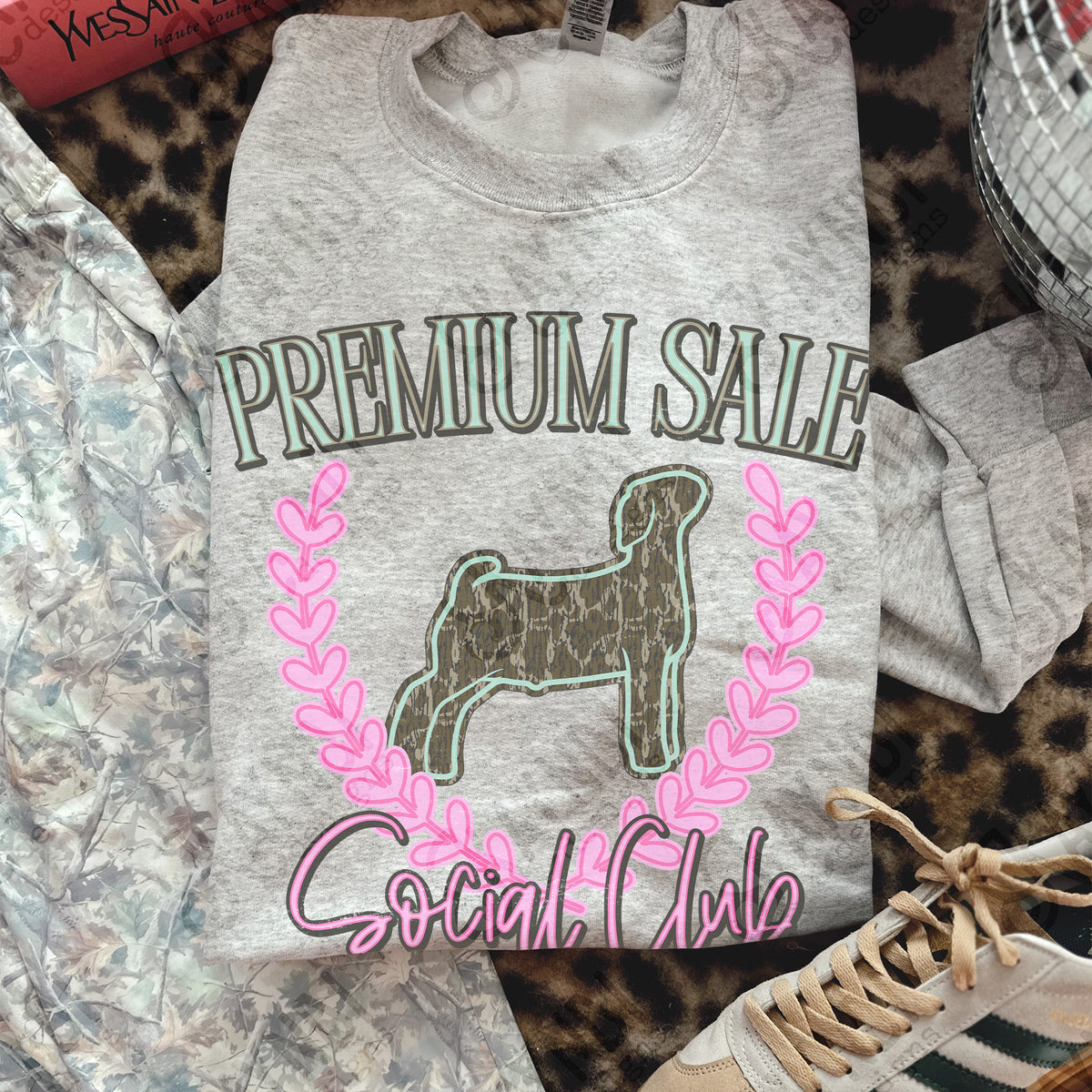 Premium sale goat social club CAMO (Kayndi) DTF Transfer