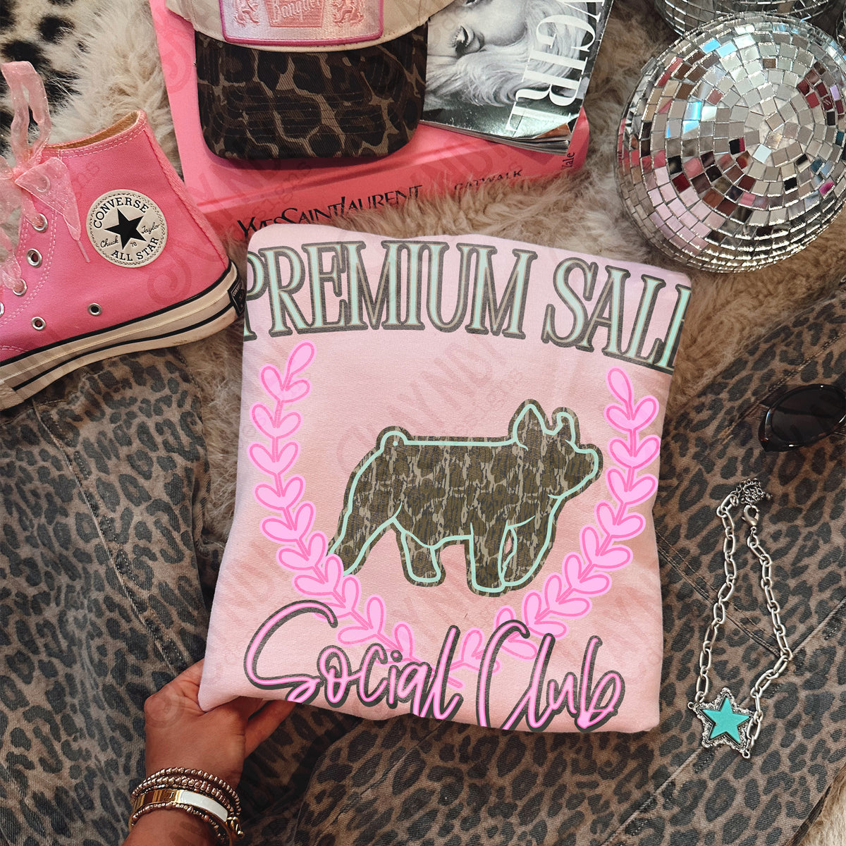 Premium sale pig social club CAMO (Kayndi) DTF Transfer