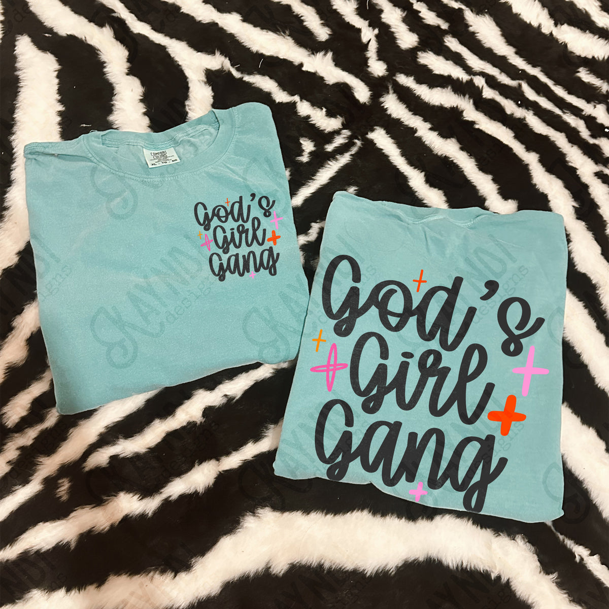 God's girl gang (FRONT ONLY) (Kayndi) DTF Transfer
