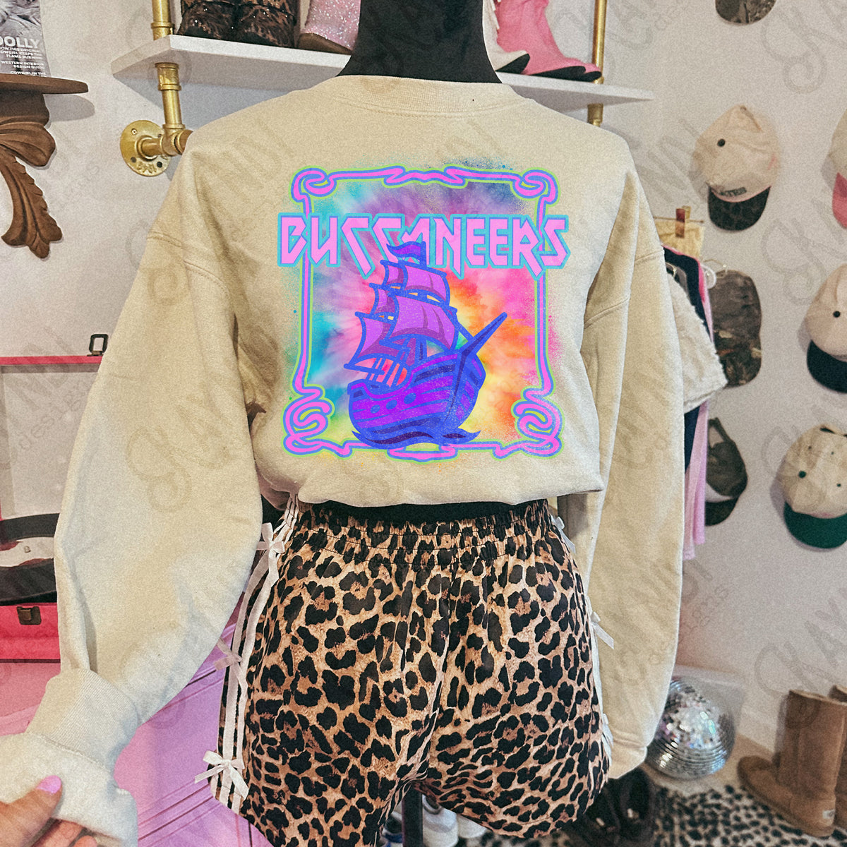 Buccaneers neon tie dye (Kayndi) DTF Transfer