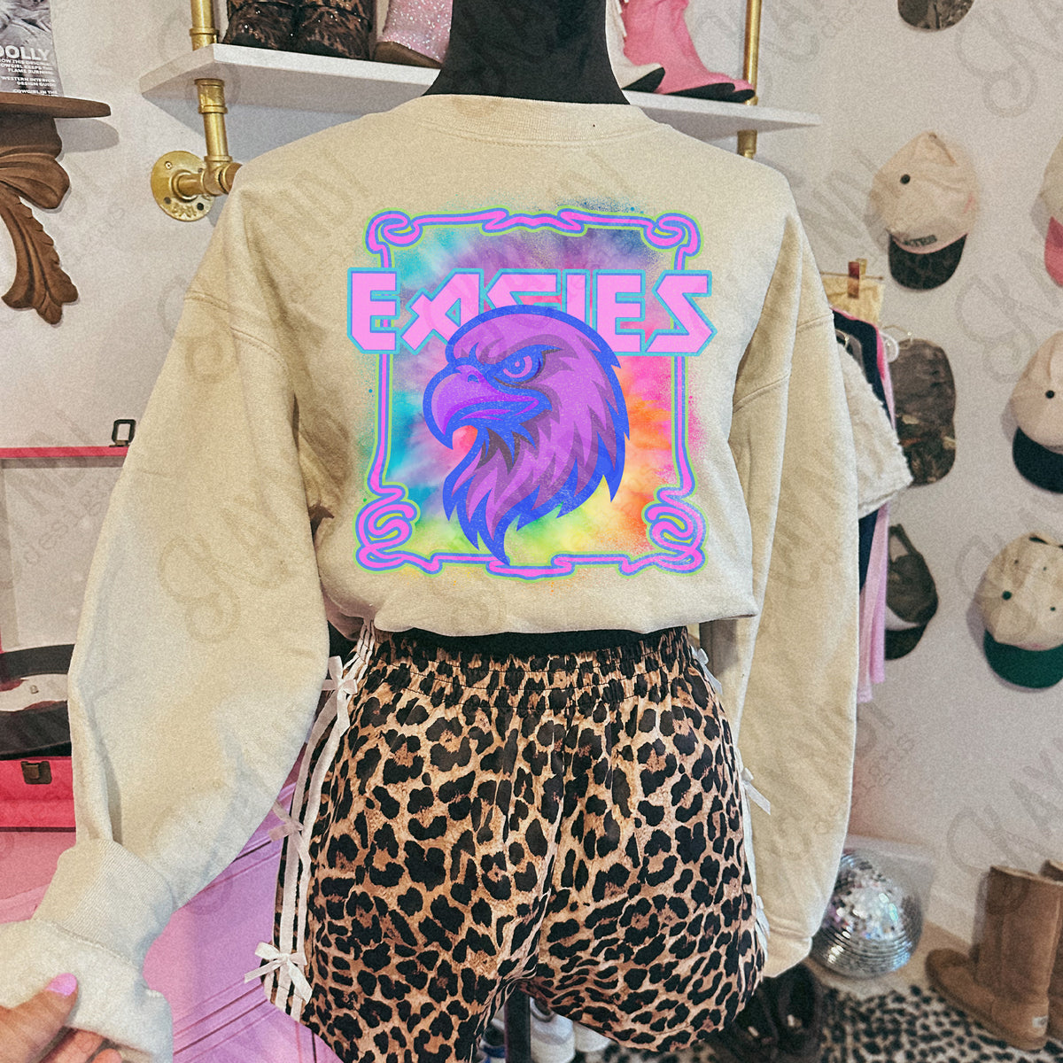 Eagles neon tie dye (Kayndi) DTF Transfer