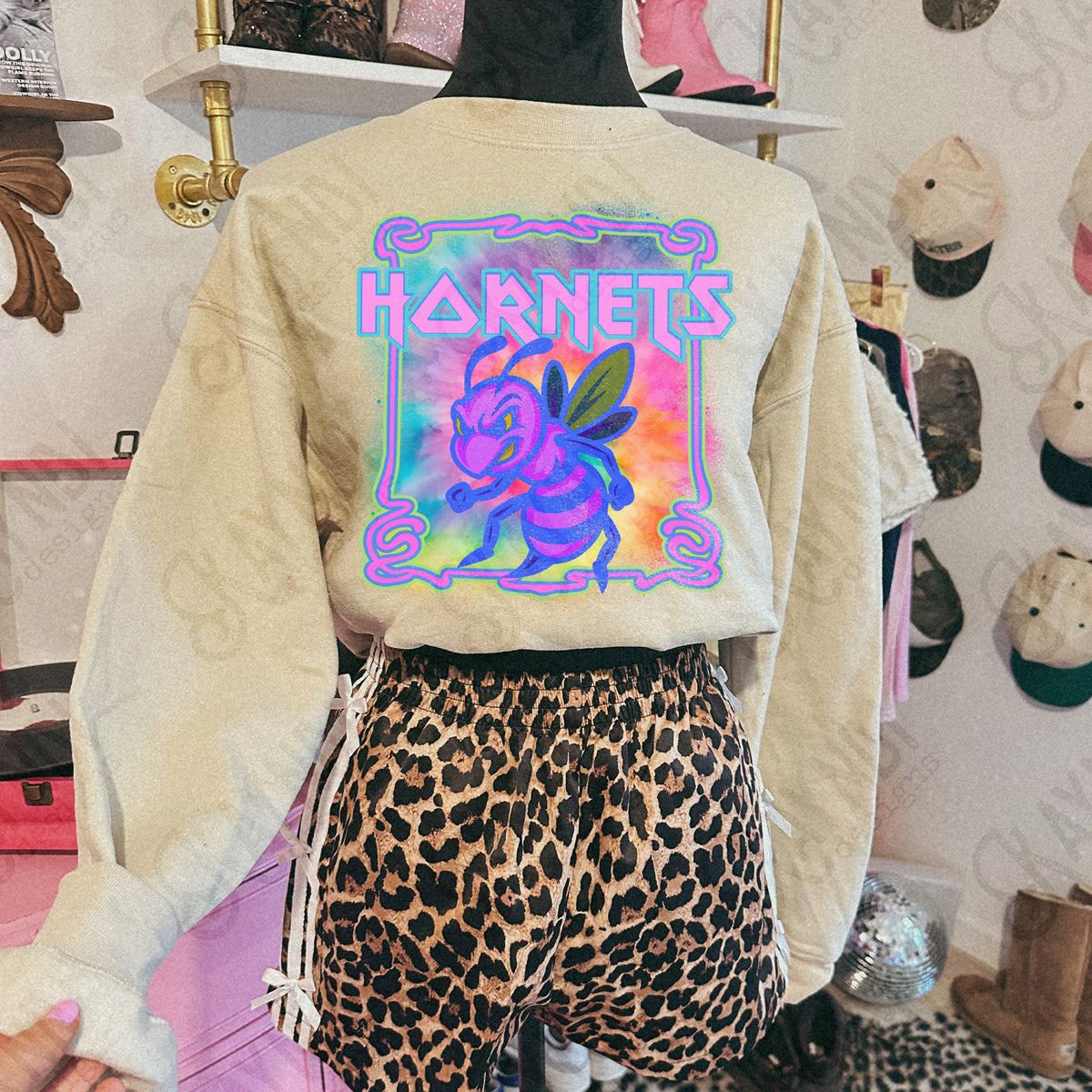 Hornets neon tie dye (Kayndi) DTF Transfer