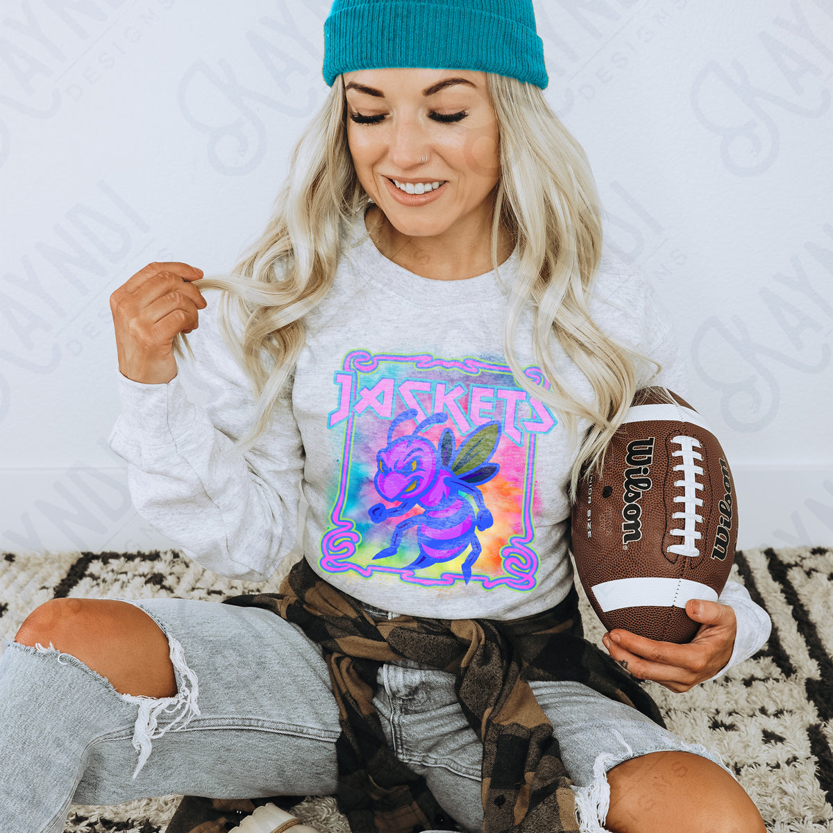 Jackets neon tie dye (Kayndi) DTF Transfer