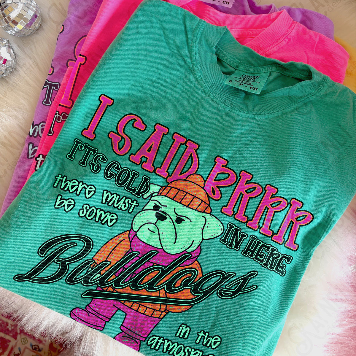 bulldogs brrr mascots (kayndi) DTF transfer