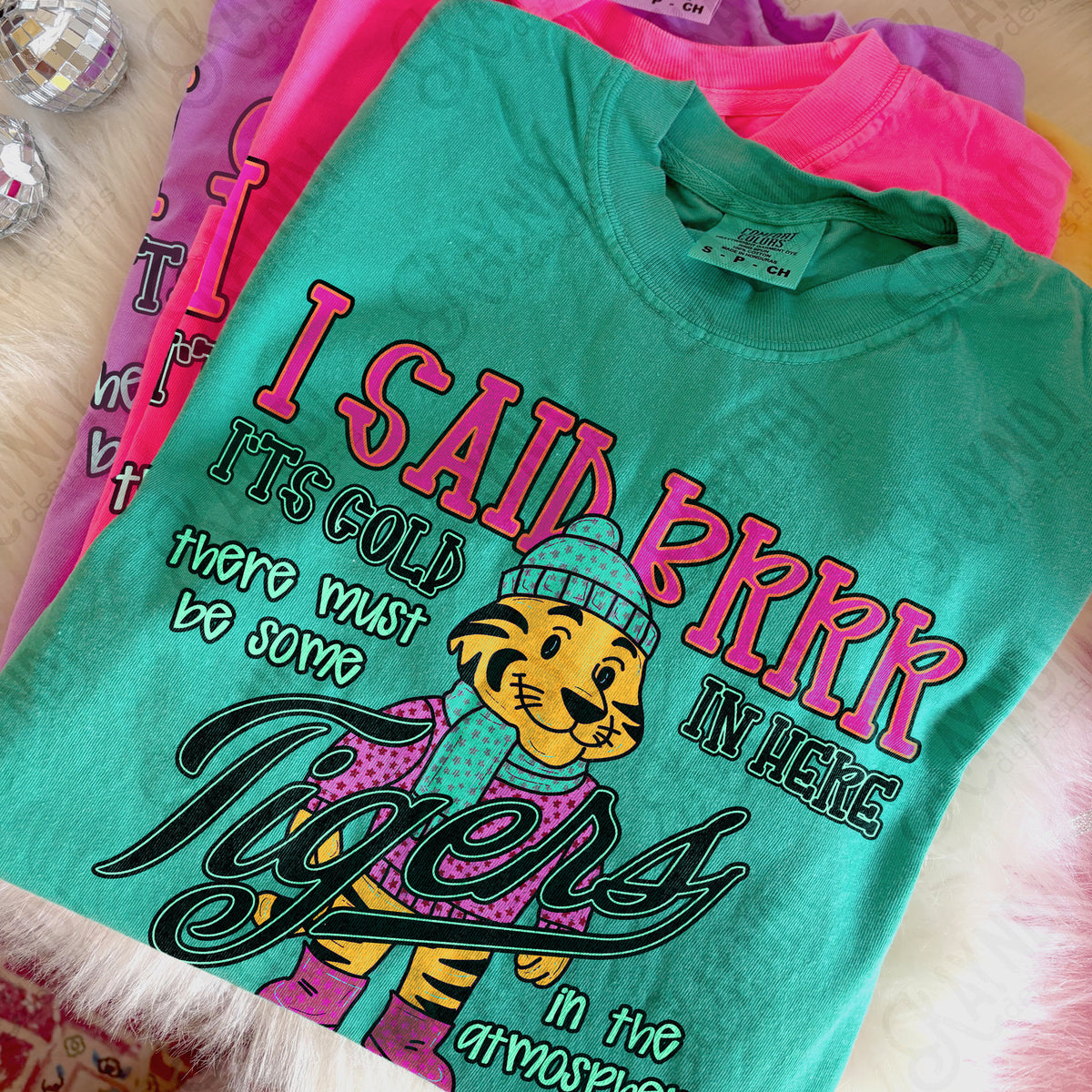 tigers brrr mascots (kayndi) DTF transfer
