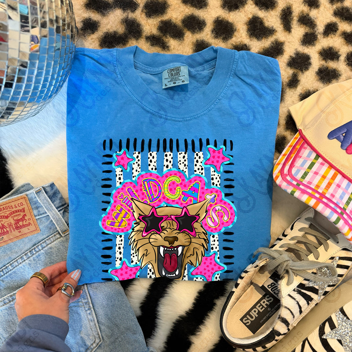 Wildcats doodle star sunglasses (Kayndi) DTF Transfer