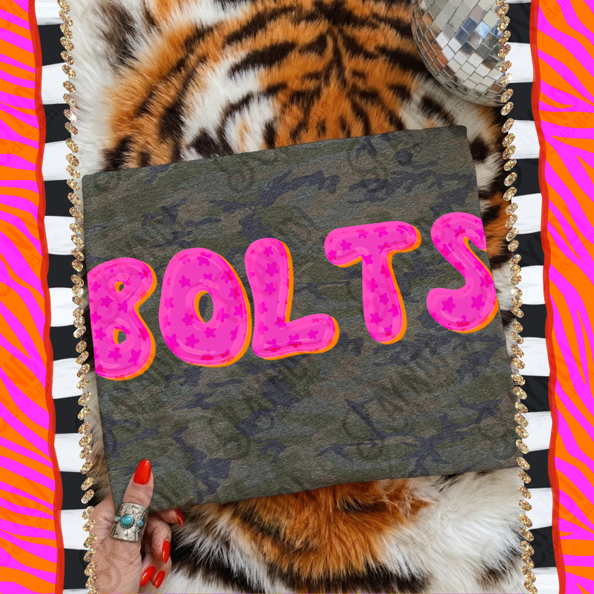 BOLTS bubble star mascot (kayndi) DTF Transfer