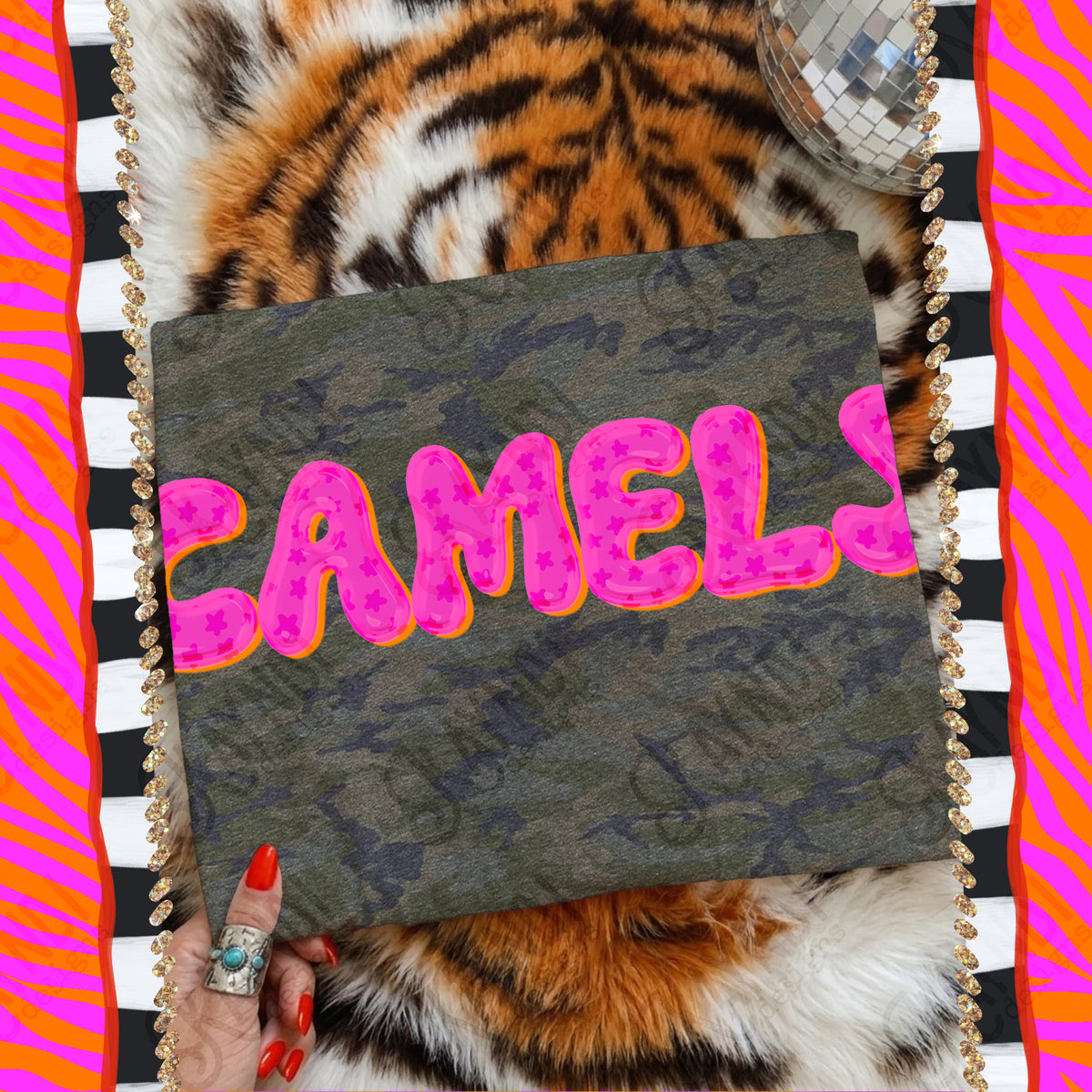CAMELS bubble star mascot (kayndi) DTF Transfer