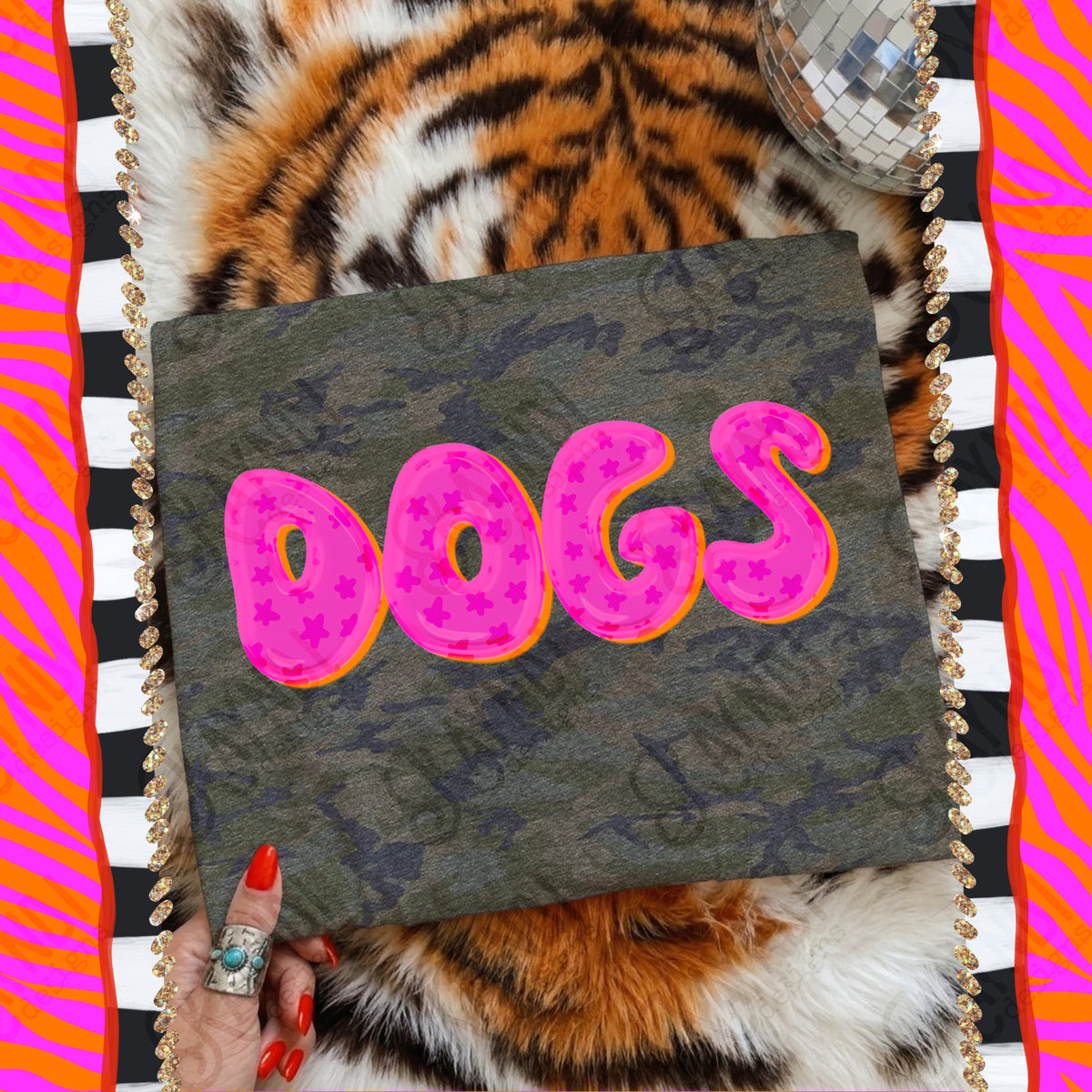 DOGS bubble star mascot (kayndi) DTF Transfer