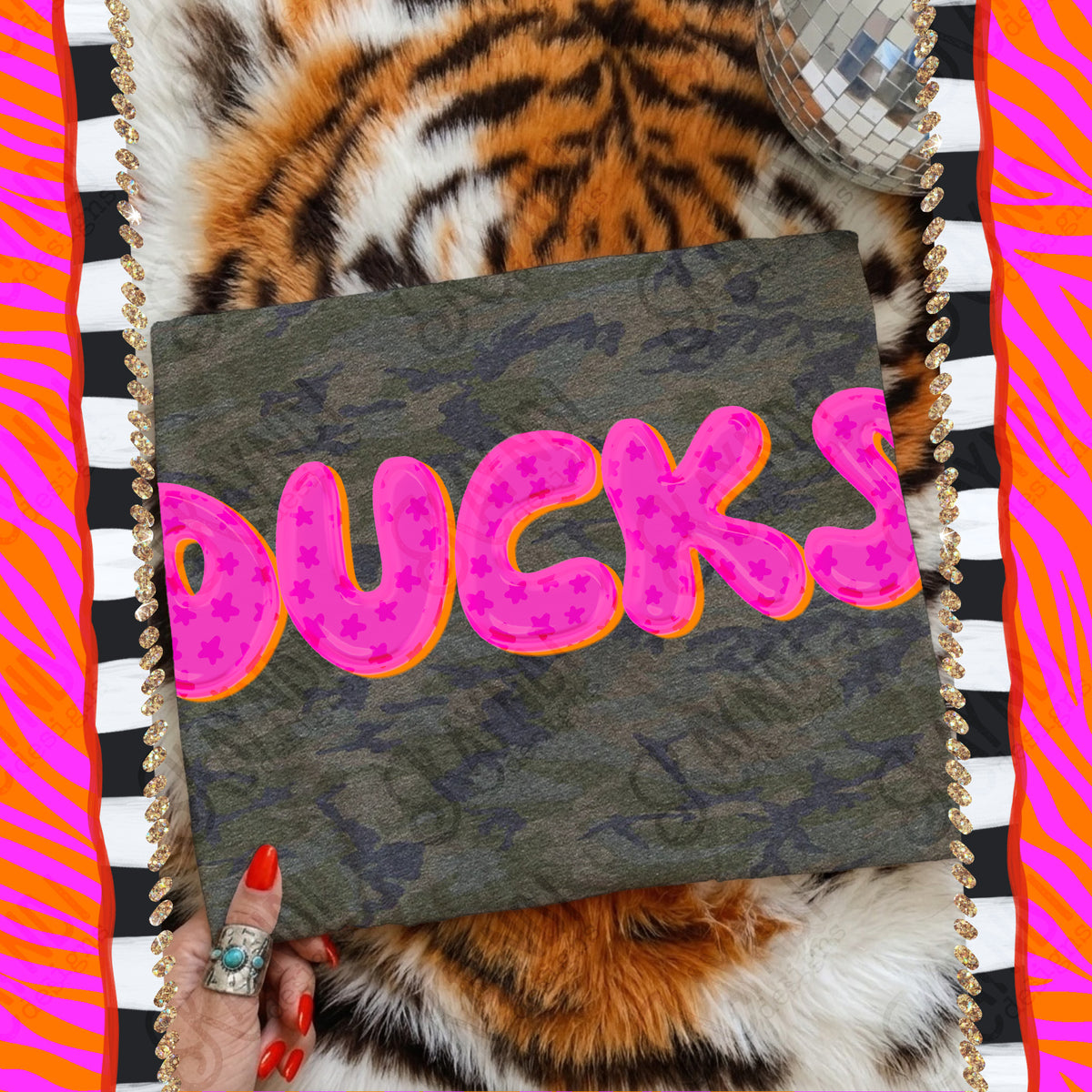 DUCKS bubble star mascot (kayndi) DTF Transfer