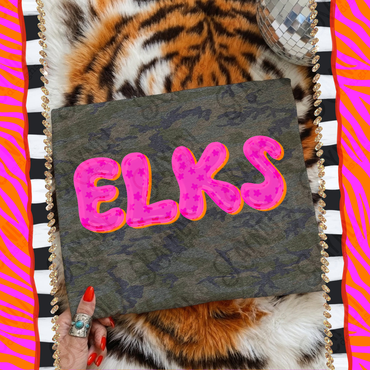 ELKS bubble star mascot (kayndi) DTF Transfer