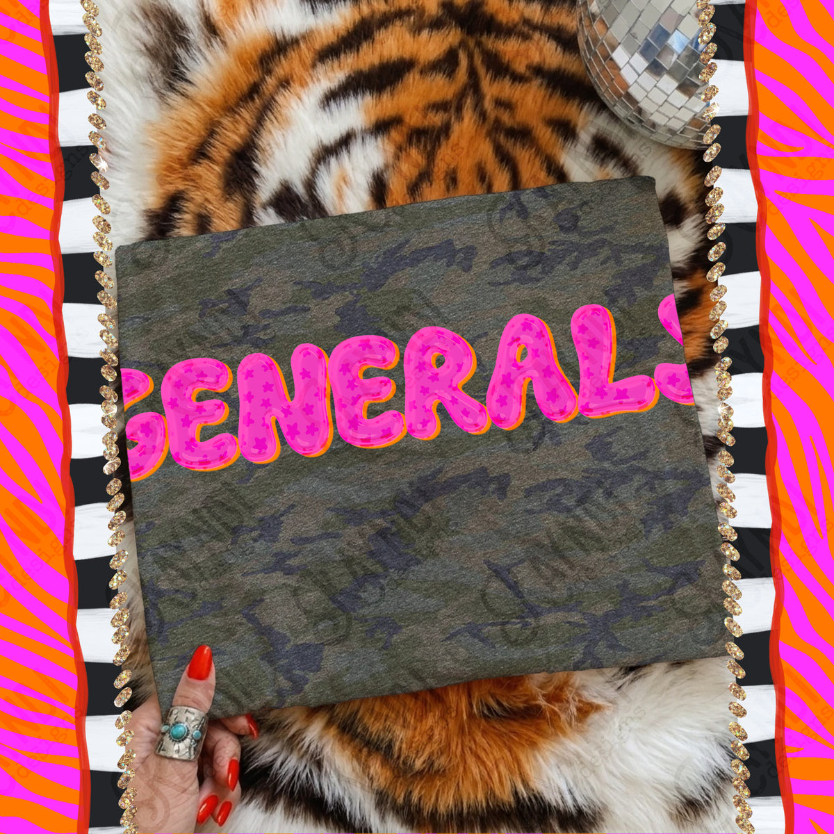 GENERALS bubble star mascot (kayndi) DTF Transfer