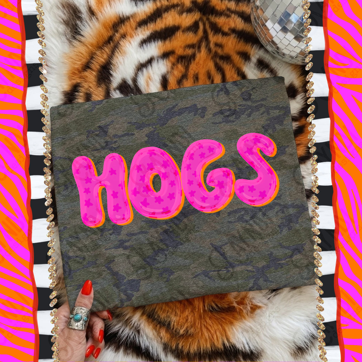 HOGS bubble star mascot (kayndi) DTF Transfer