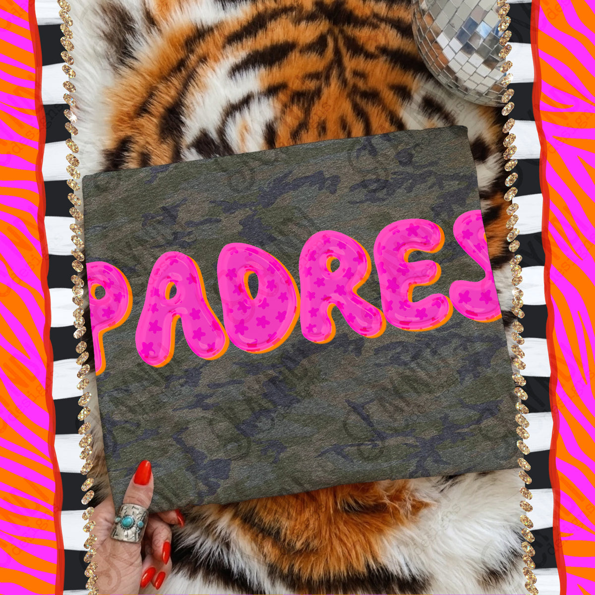 PADRES bubble star mascot (kayndi) DTF Transfer