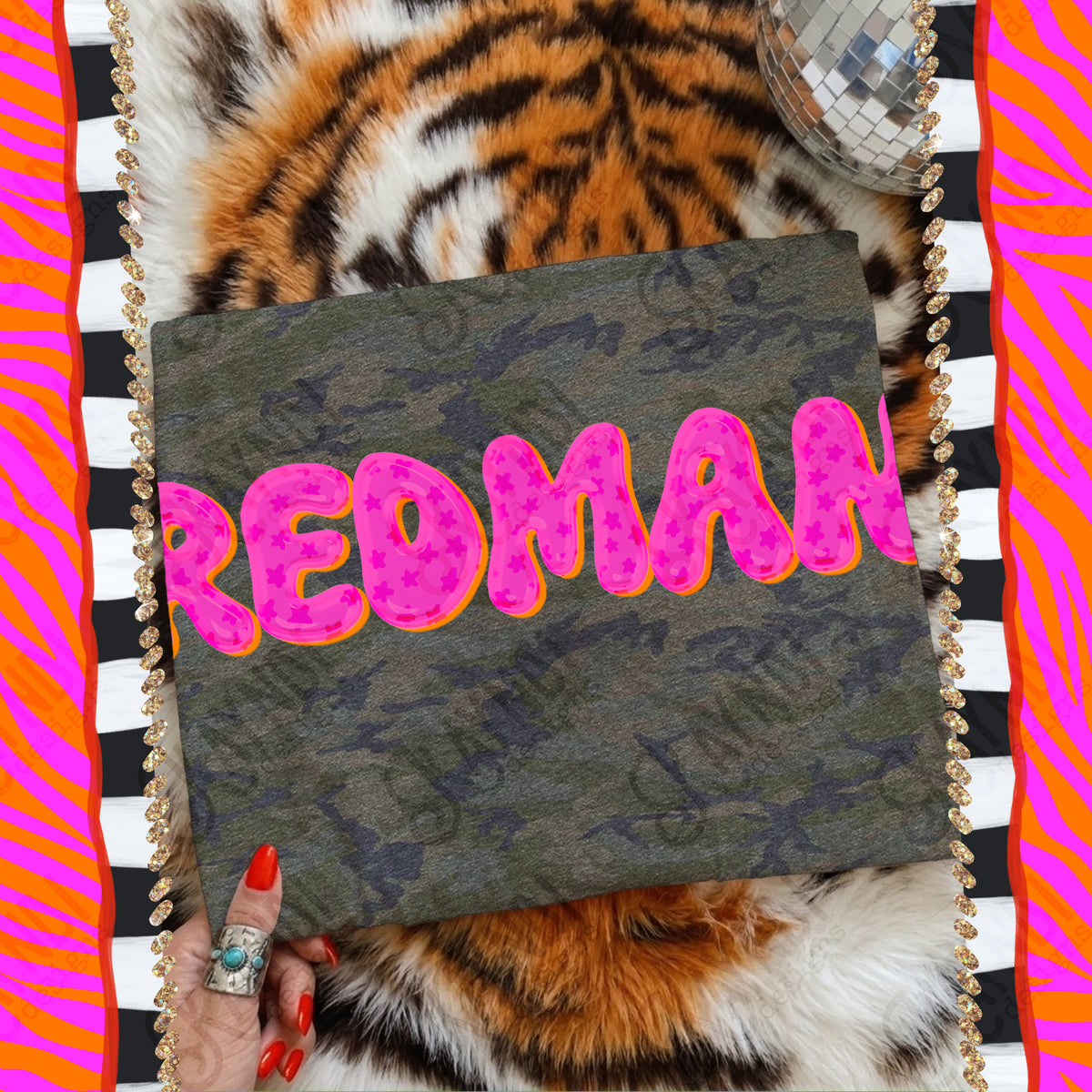 REDMAN bubble star mascot (kayndi) DTF Transfer