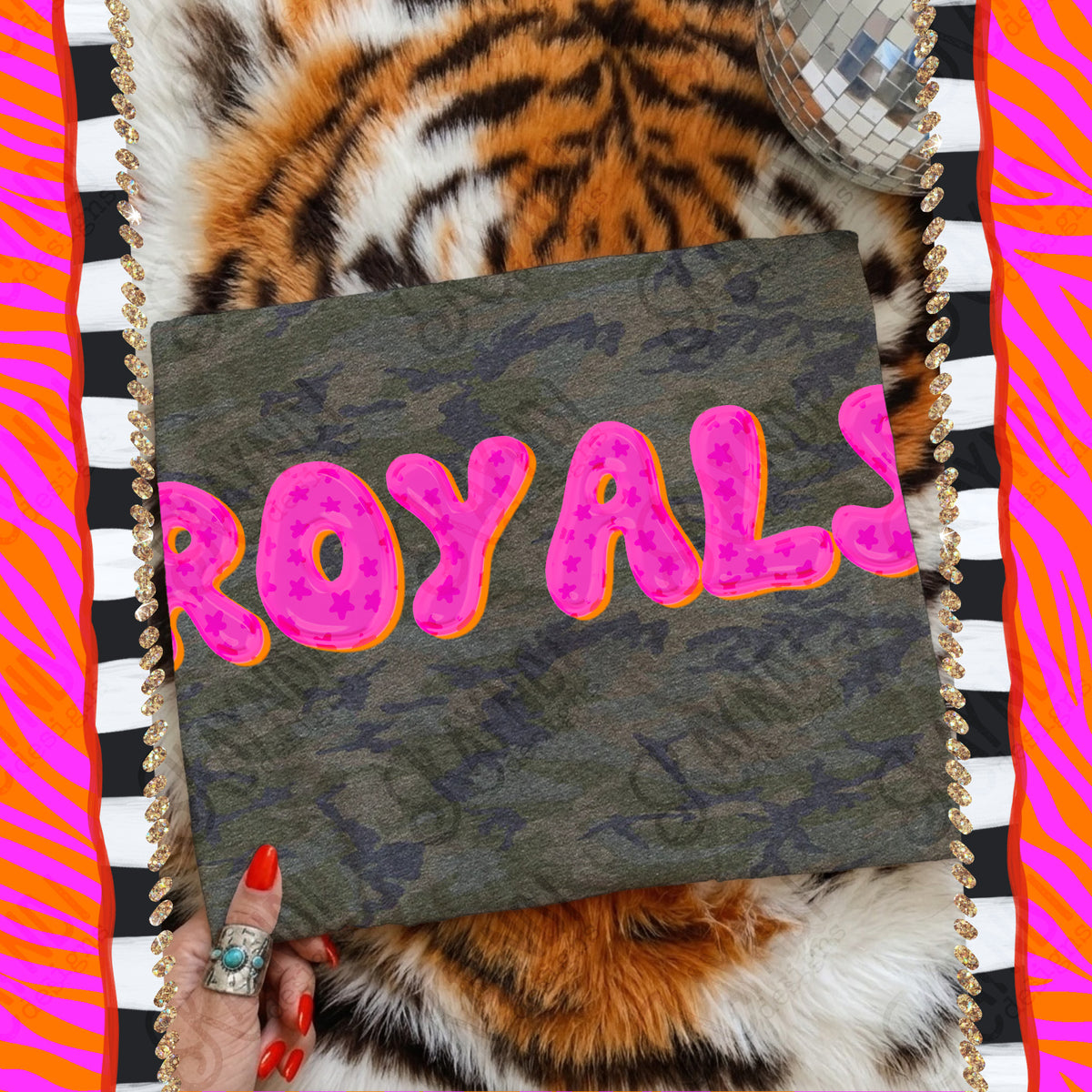 ROYALS bubble star mascot (kayndi) DTF Transfer