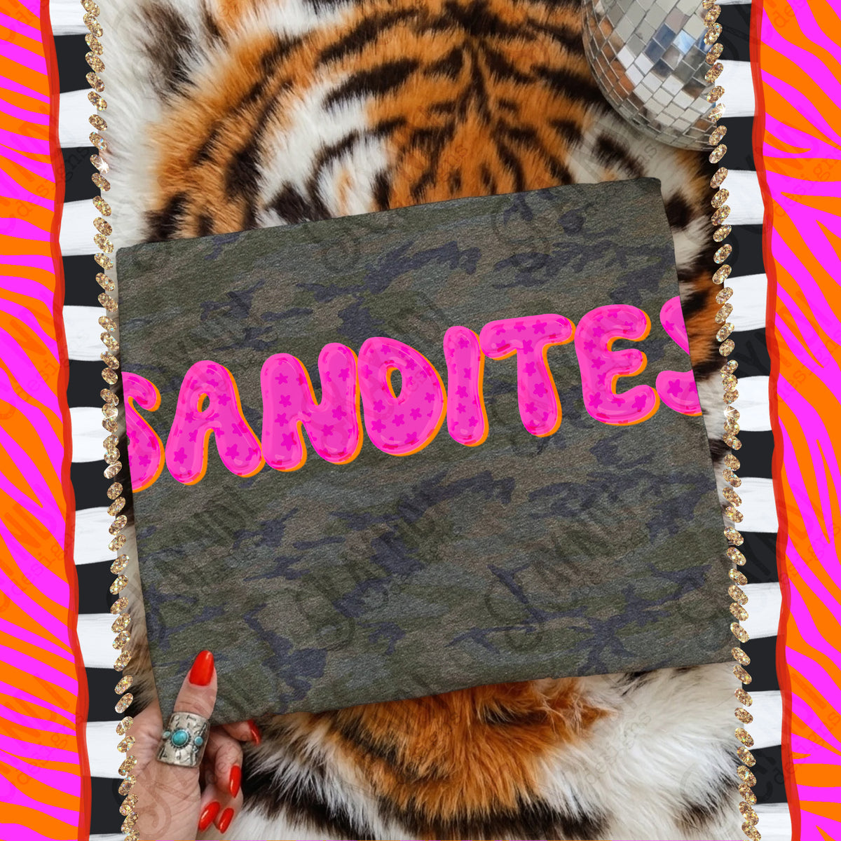 SANDITES bubble star mascot (kayndi) DTF Transfer