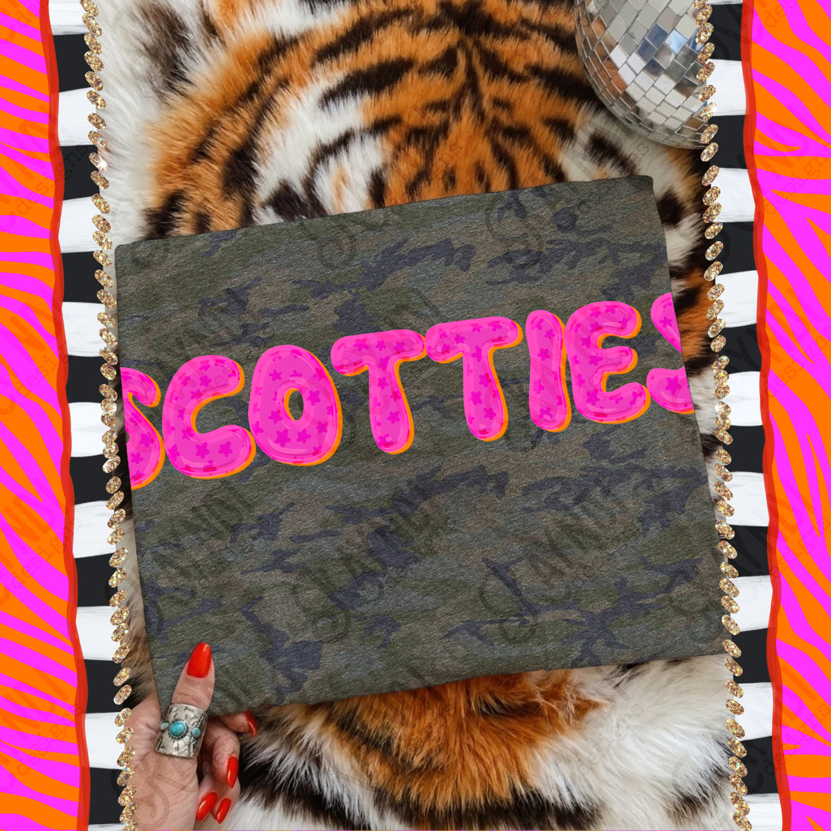 SCOTTIES bubble star mascot (kayndi) DTF Transfer