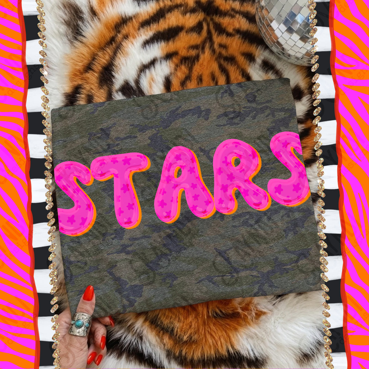 STARS bubble star mascot (kayndi) DTF Transfer