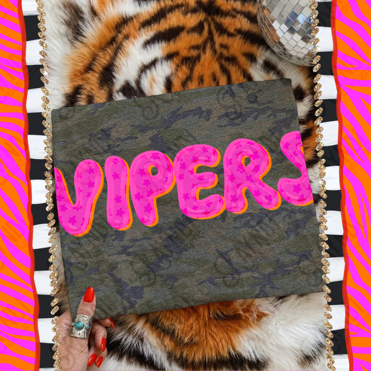VIPERS bubble star mascot (kayndi) DTF Transfer