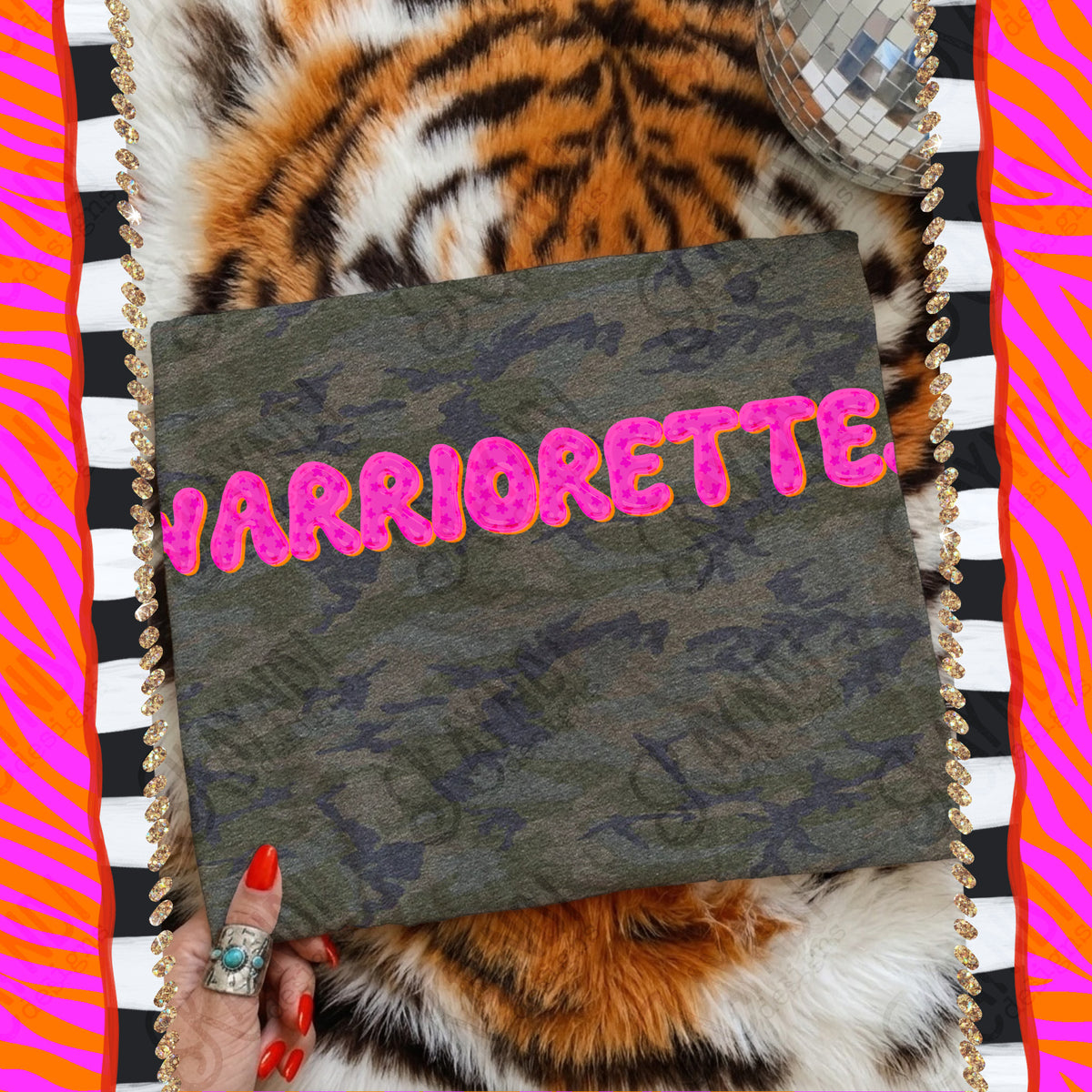 WARRIORETTES bubble star mascot (kayndi) DTF Transfer