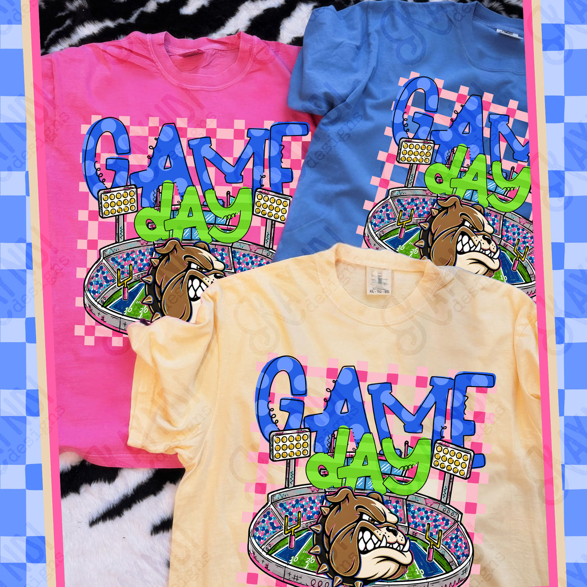 Bulldogs-Game Day Stadium (Kayndi) DTF Transfers