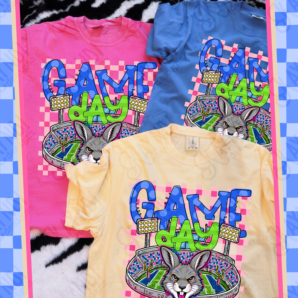 Rabbits-Game Day Stadium (Kayndi) DTF Transfers