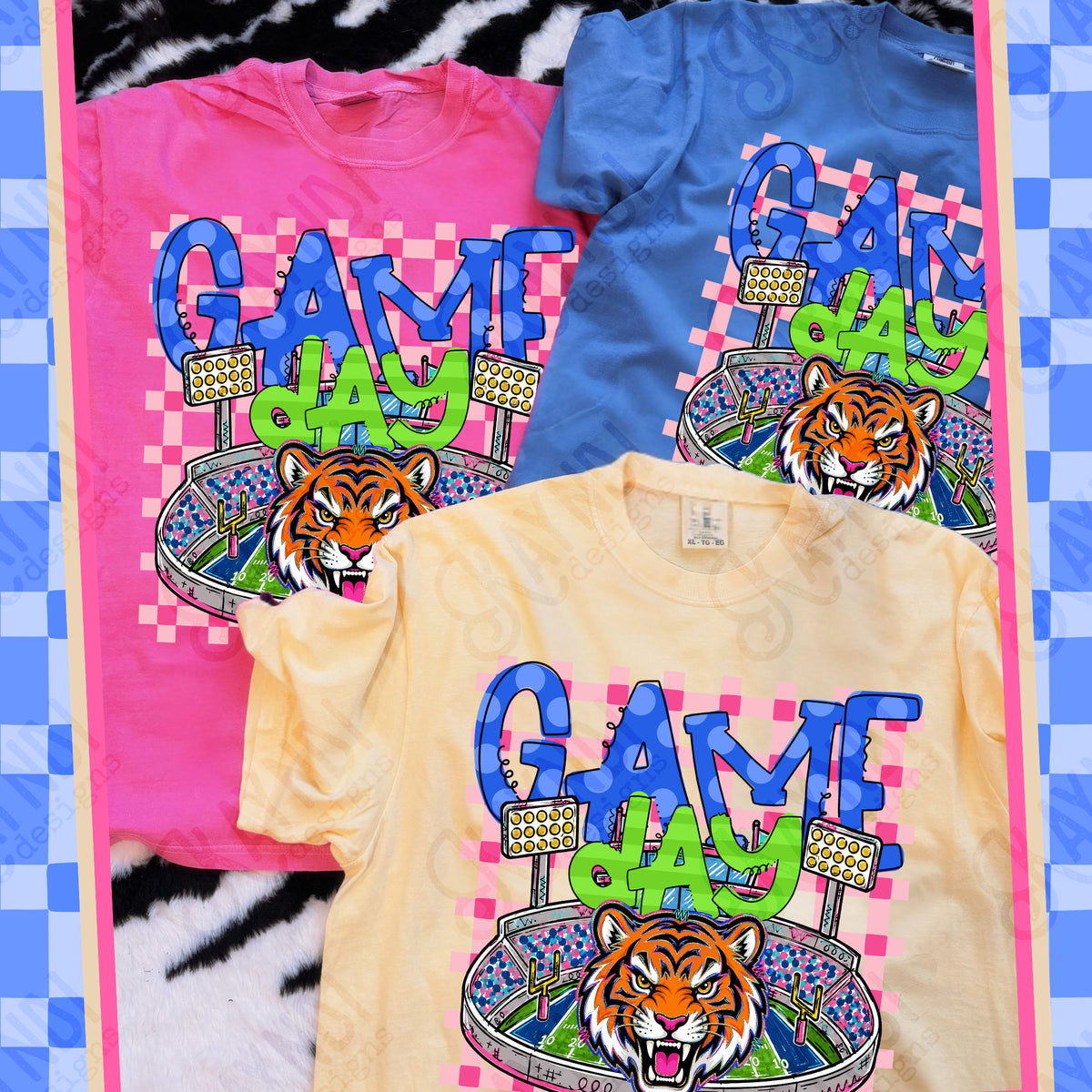 Tigers-Game Day Stadium (Kayndi) DTF Transfers