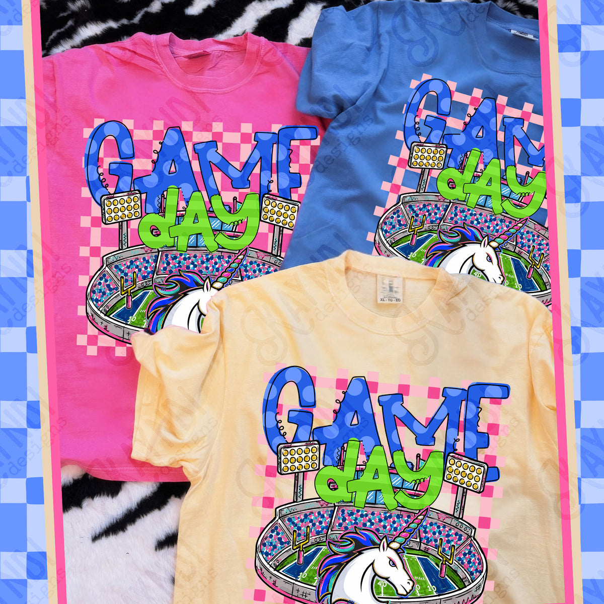 Unicorns-Game Day Stadium (Kayndi) DTF Transfers