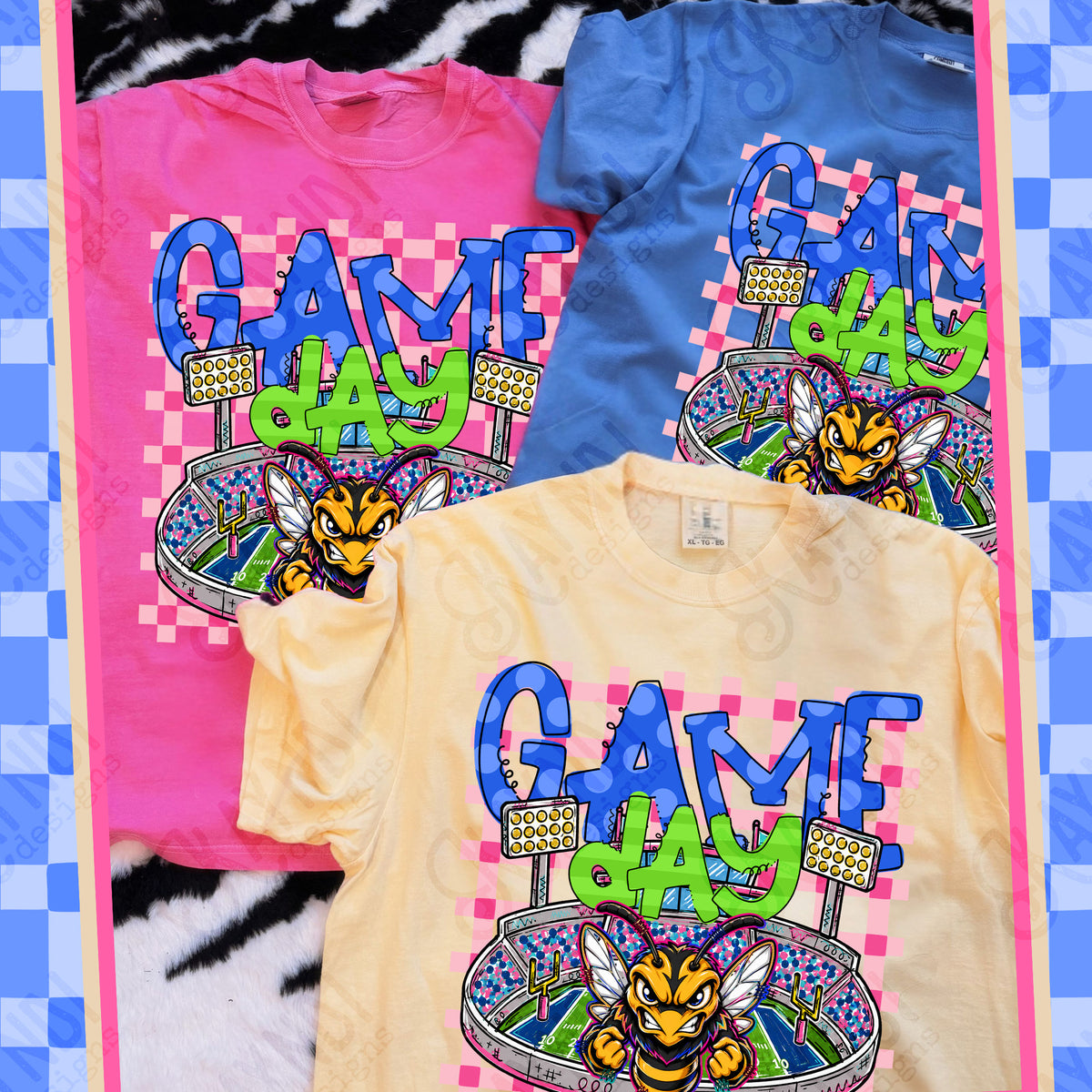 Yellowjackets-Game Day Stadium (Kayndi) DTF Transfers