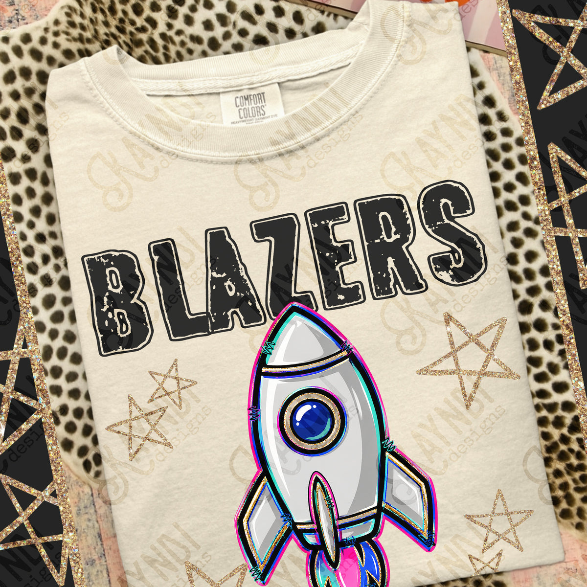 Blazers - Grunge Varsity Mascots (Kayndi) DTF Transfer