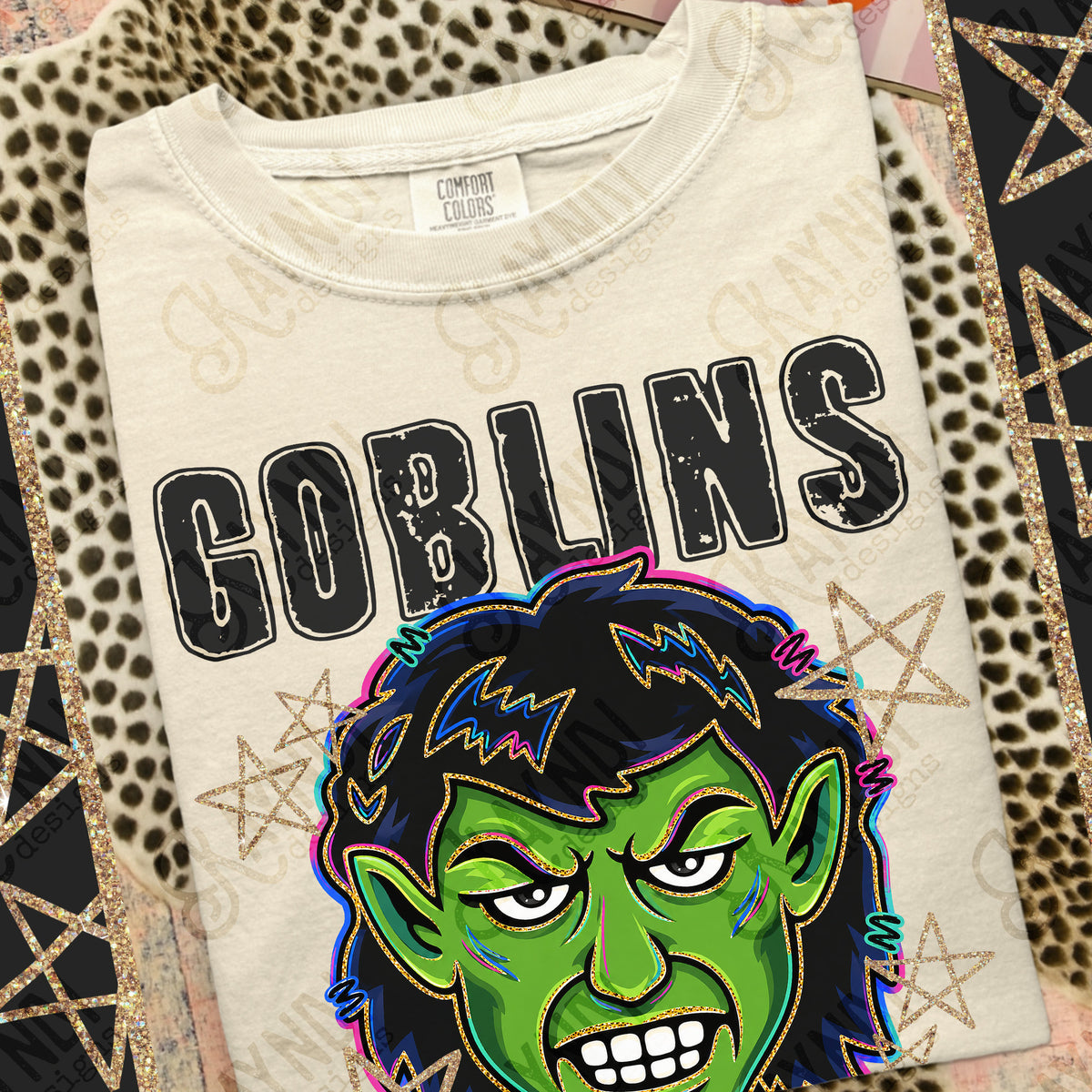 Goblins-Grunge Varsity Mascots (Kayndi) DTF Transfer