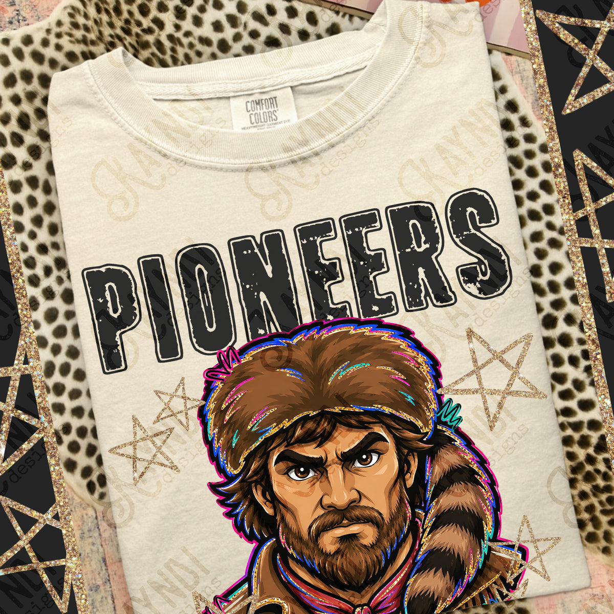 Pioneers- Grunge Varsity Mascots (Kayndi) DTF Transfer
